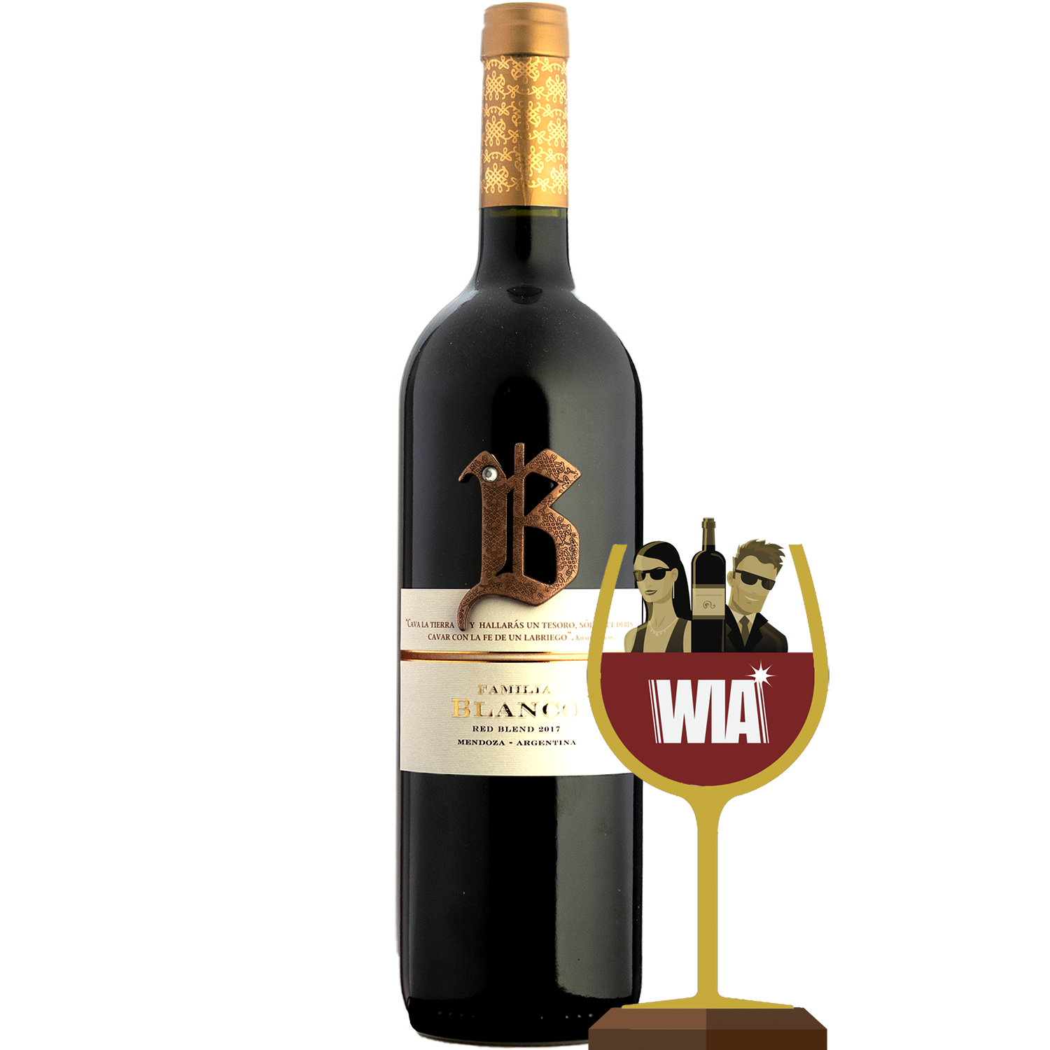 Bodega Familia Blanco 2017 'B' Mendoza Malbec Blend 750ml Wine Bottle