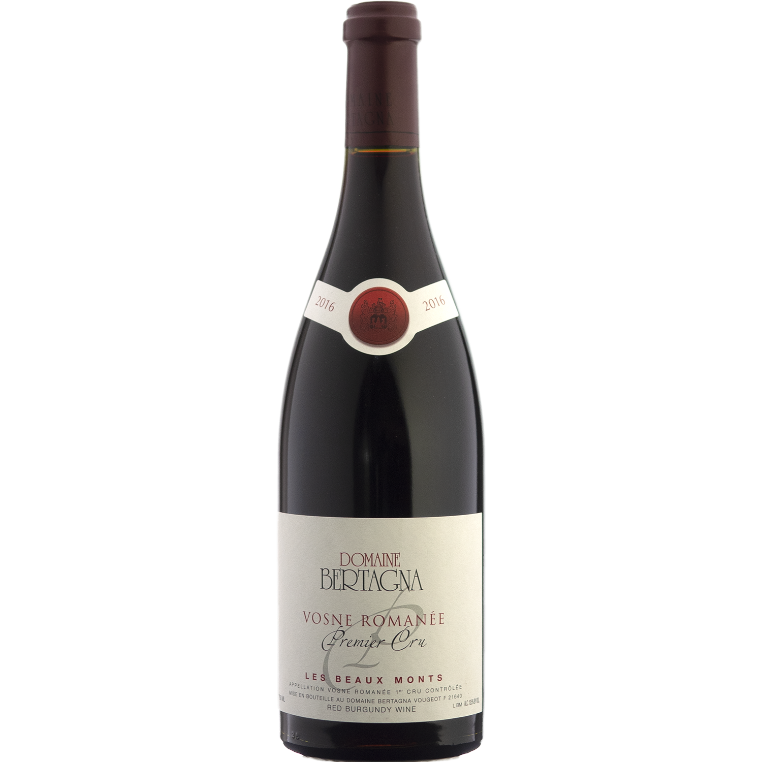 Domaine Bertagna 2016 Les Beaux Monts Vosne-Romanée 1er Cru 750ml Wine Bottle