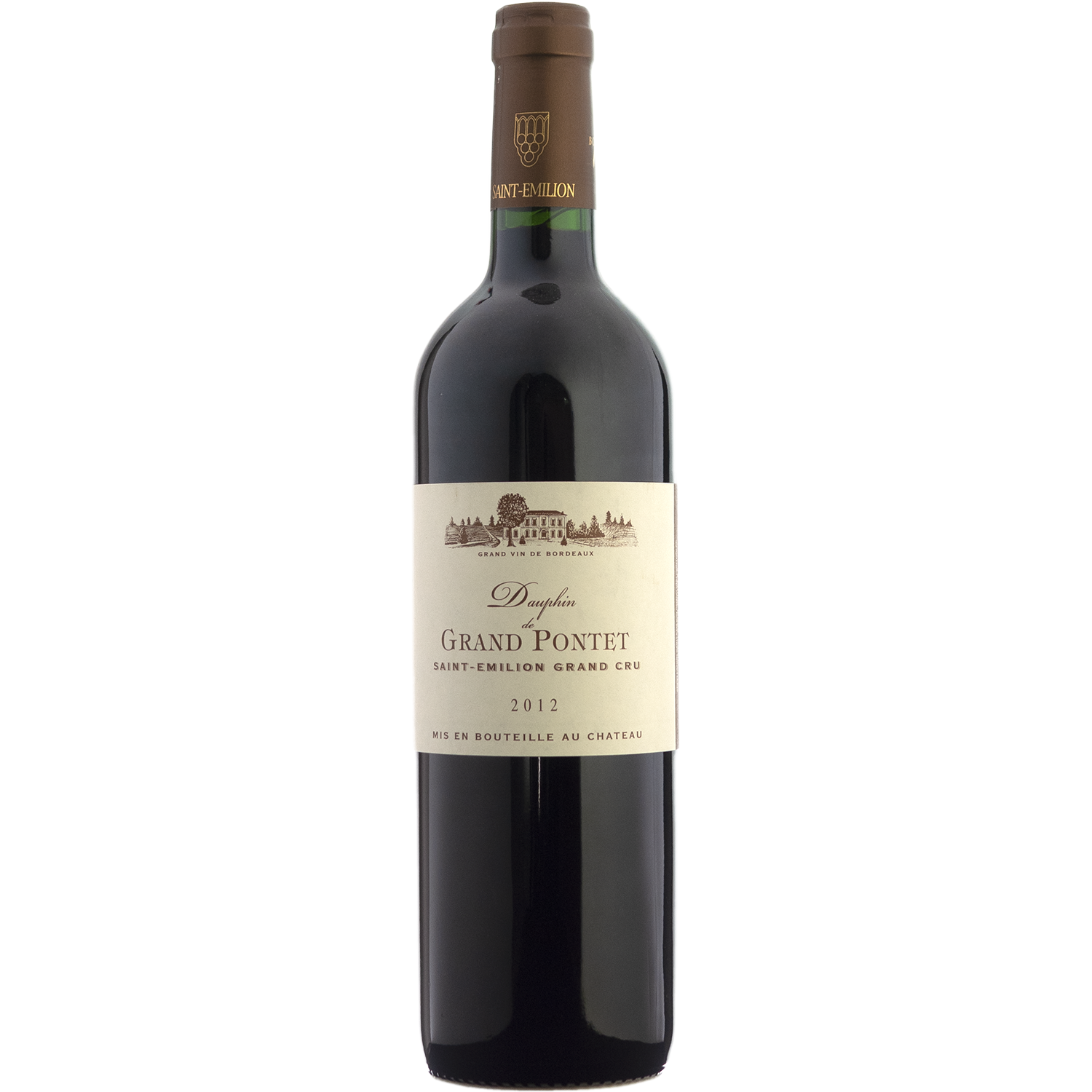 Château Grand Pontet 2012 'Dauphin' Saint-Émilion Grand Cru 750ml Wine Bottle