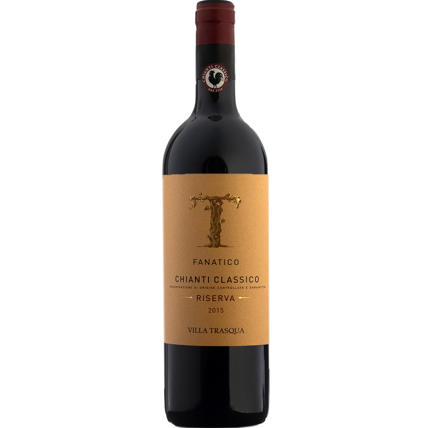 Villa Trasqua 2015 ‘Fanatico’ Chianti Classico Riserva 750ml Wine Bottle