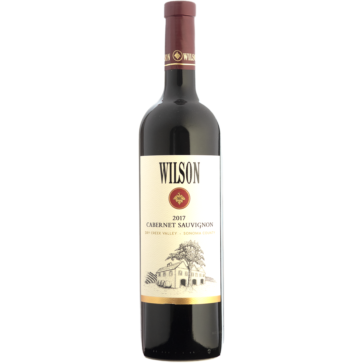 Wilson 2017 Dry Creek Valley Cabernet Sauvignon 750ml Wine Bottle