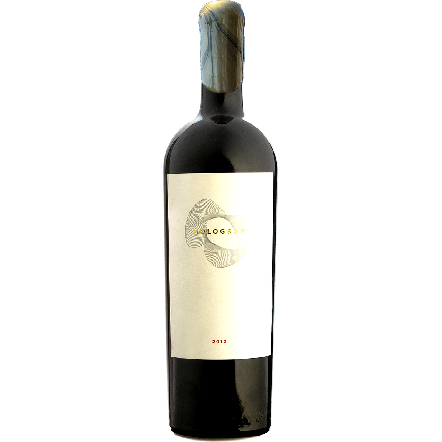 Hologram 2012 Weitz Vineyard Oakville Cabernet Sauvignon 750ml Wine Bottle