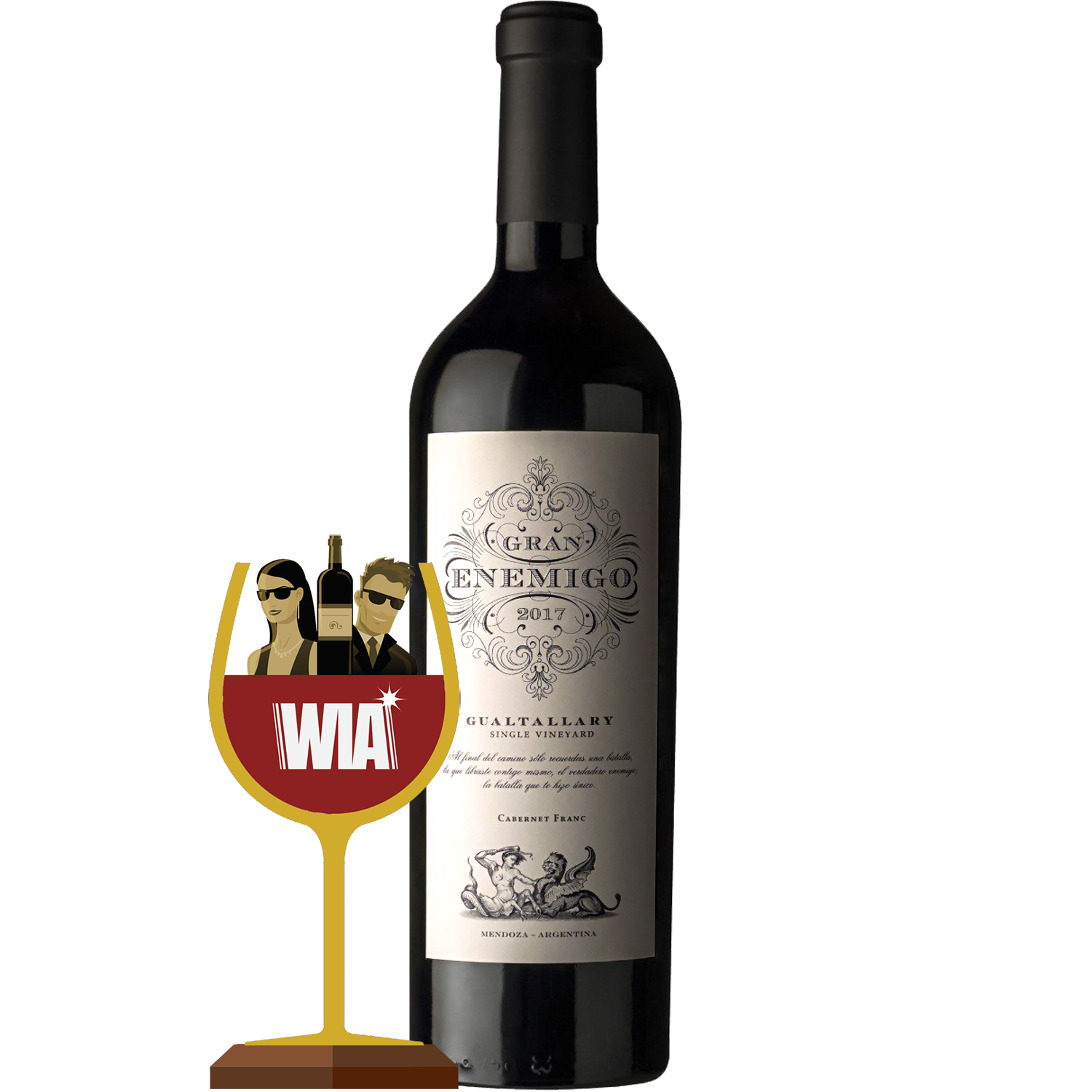 El Enemigo 2017 'Gran Enemigo' SV Gualtallary Cabernet Franc 750ml Wine Bottle