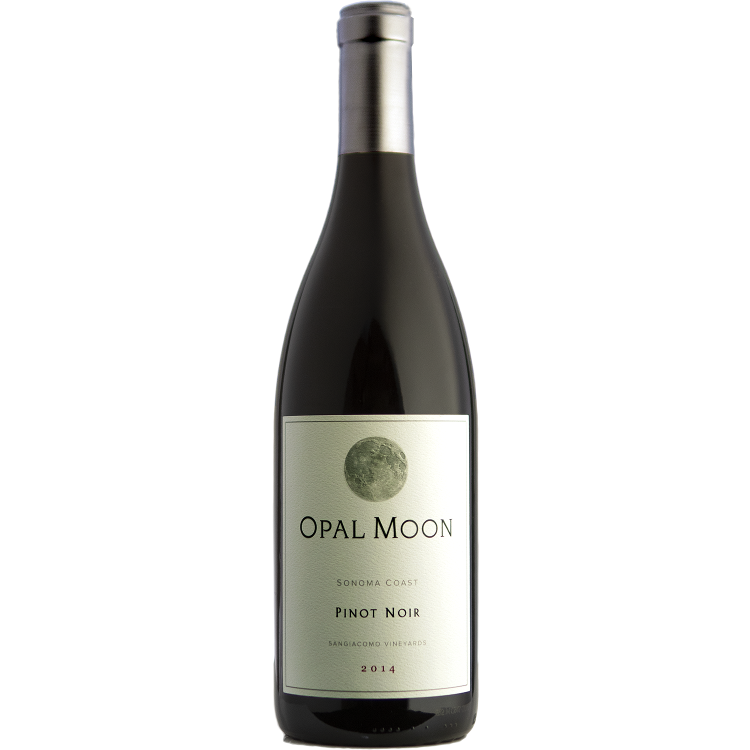 Opal Moon 2014 Sangiacomo Vineyards Sonoma Coast Pinot Noir 750ml Wine Bottle