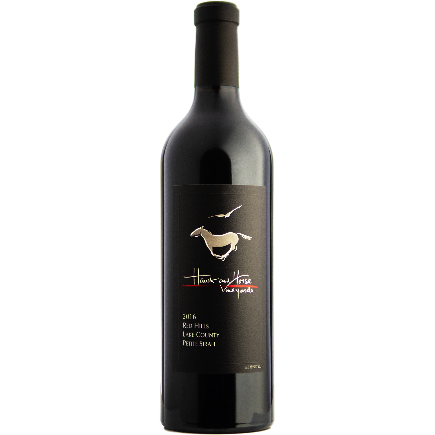 Hawk and Horse Vineyards 2016 Red Hills Estate Petite Sirah 750ml Wine Bottle