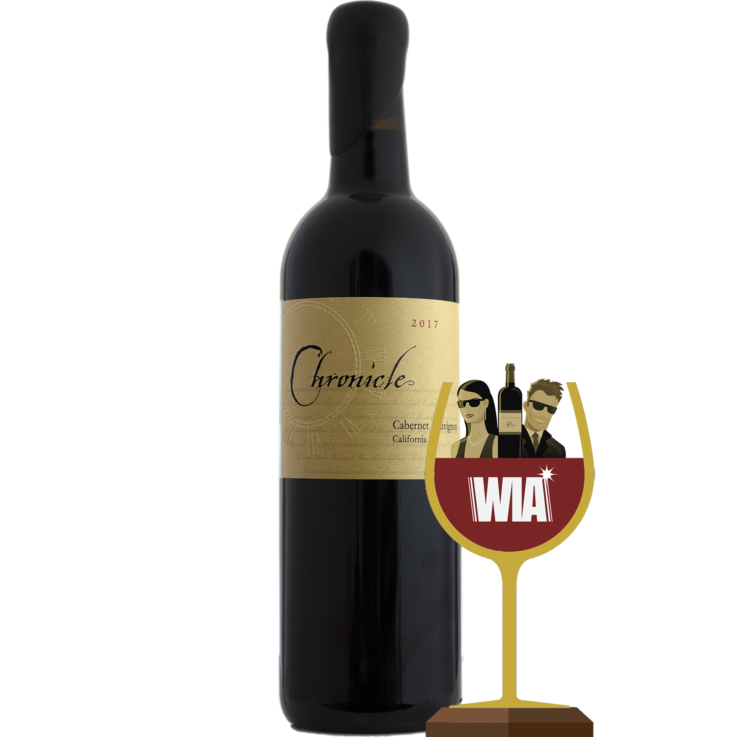 Chronicle 2017 'Wax Top' Cabernet Sauvignon 750ml Wine Bottle