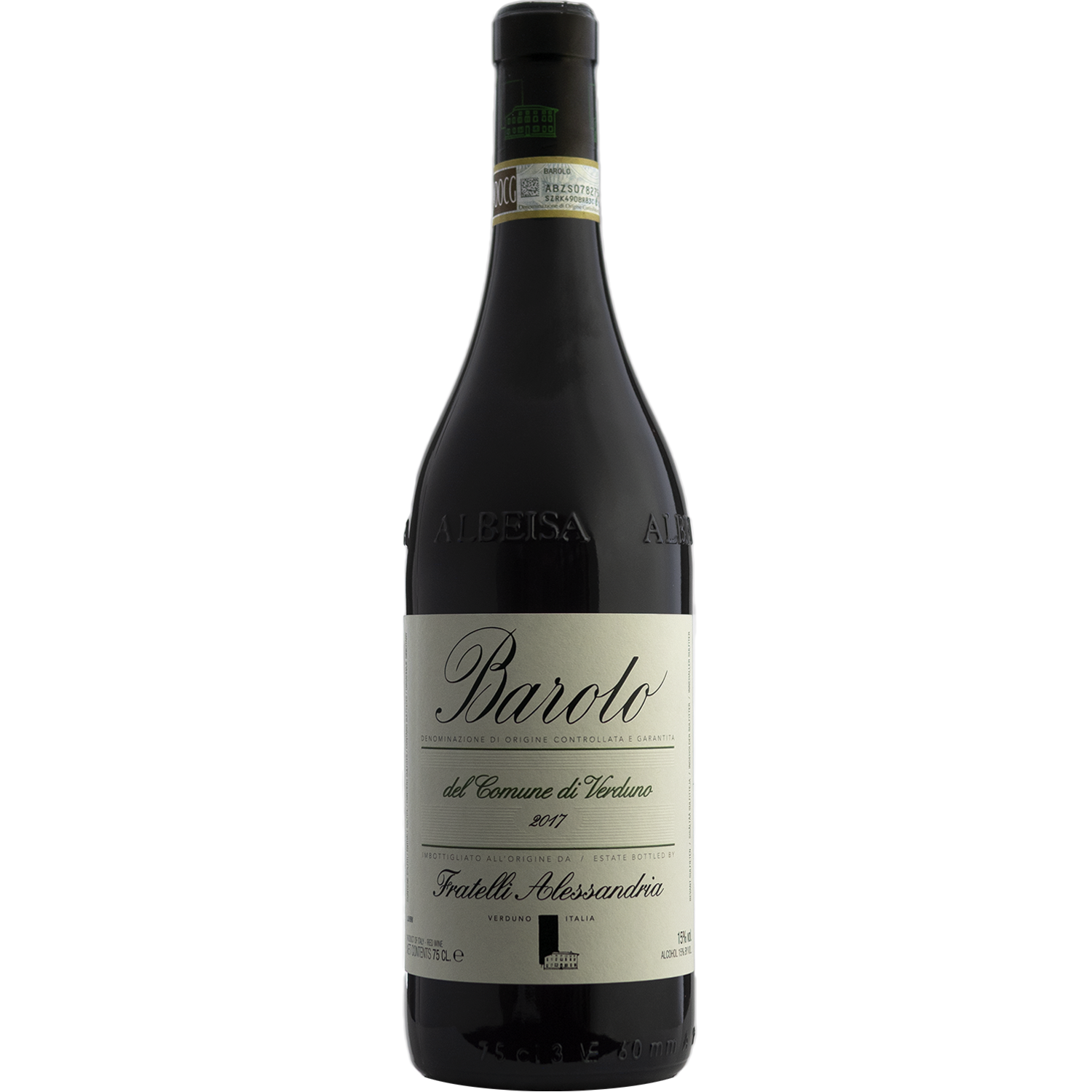 Fratelli Alessandria 2017 'del Comune di Verduno' Barolo 750ml Wine Bottle