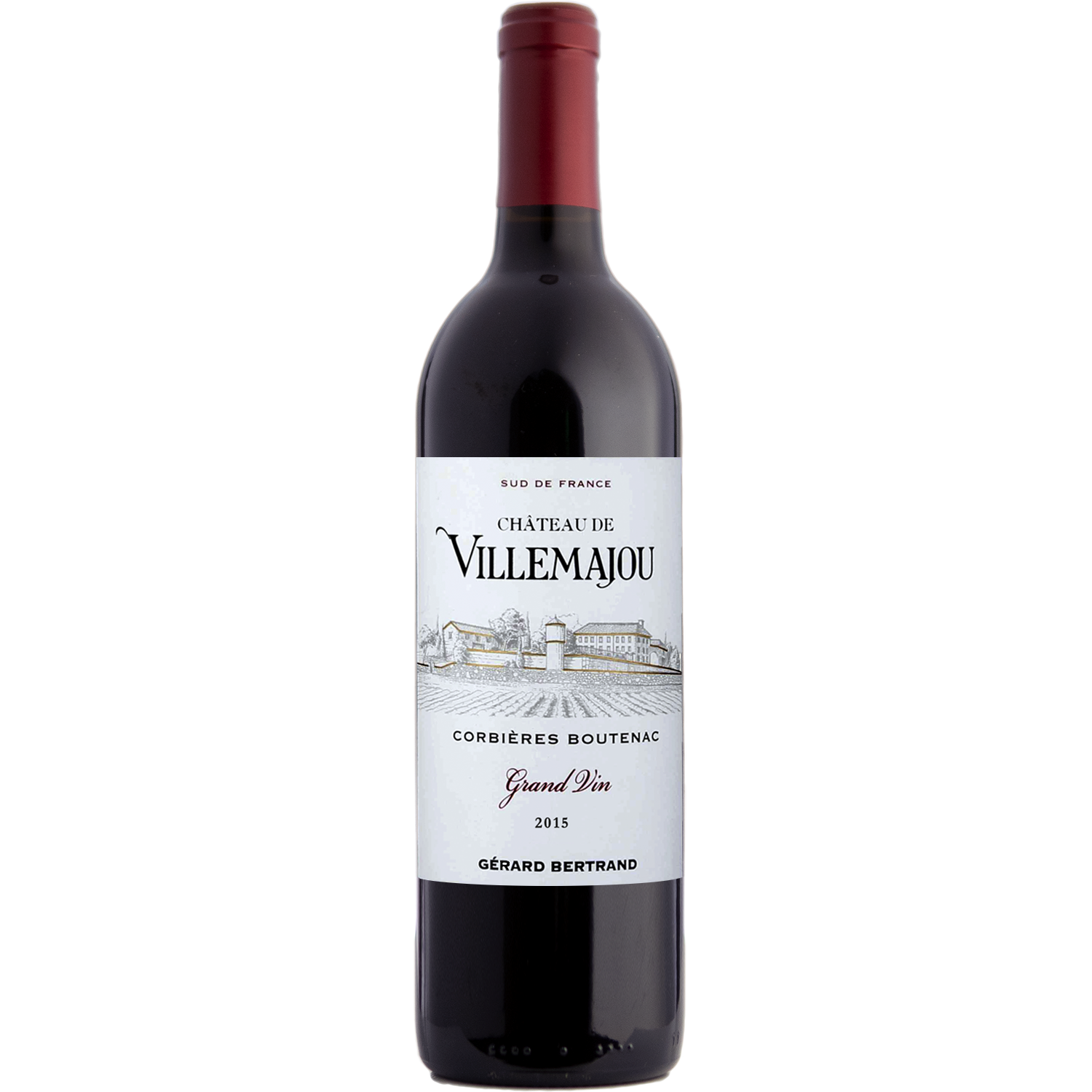 Château de Villemajou 2015 'Grand Vin' Corbieres-Boutenac 750ml Wine Bottle