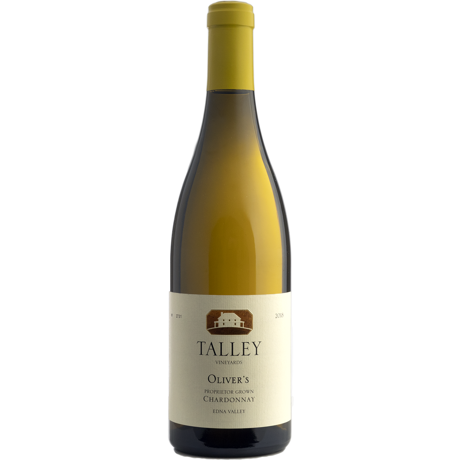 Talley Vineyards 2018 Oliver's Vineyard Chardonnay 750ml Wine Bottle