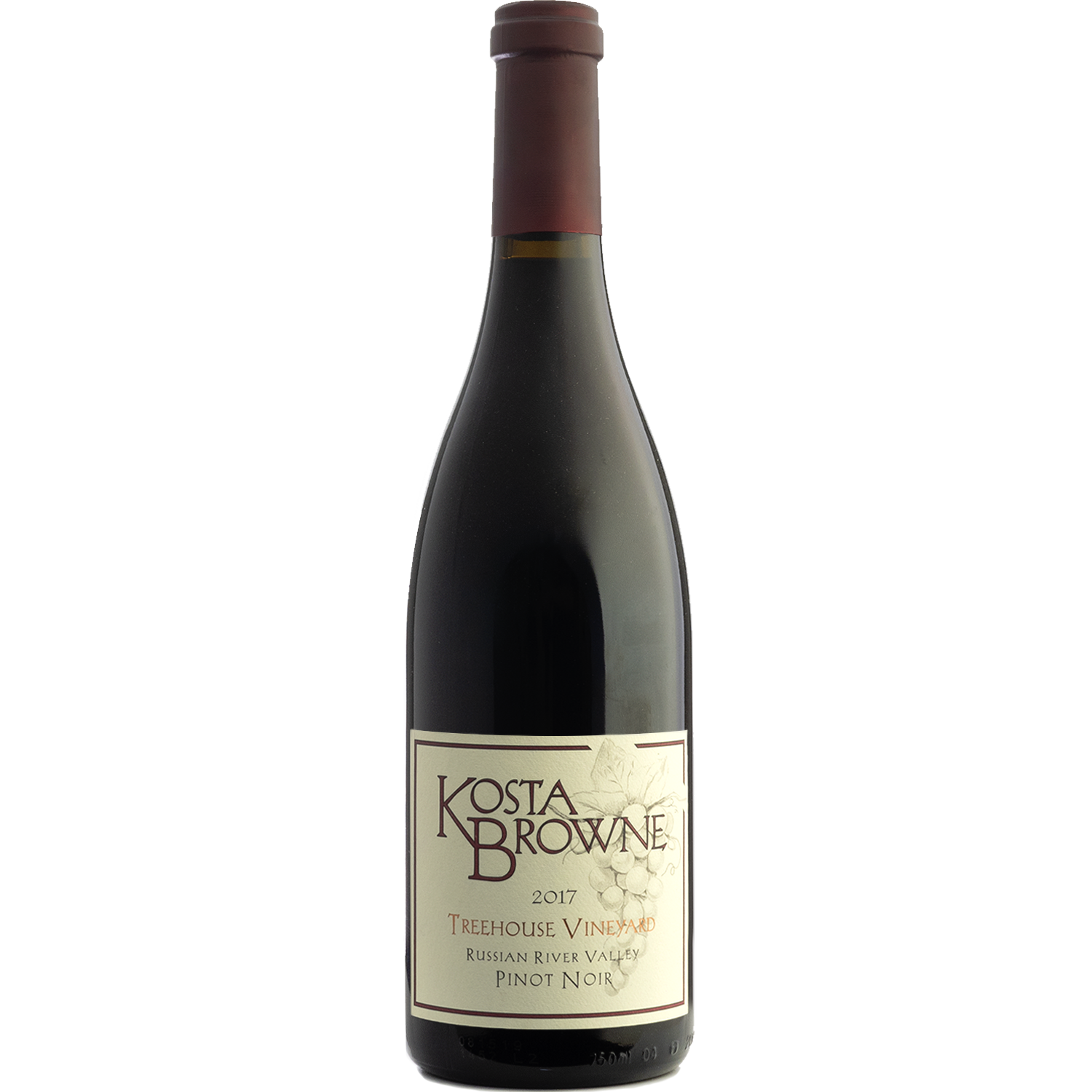 Kosta Browne 2017 Treehouse Vineyard Russian River Valley Pinot Noir 750ml Wine Bottle