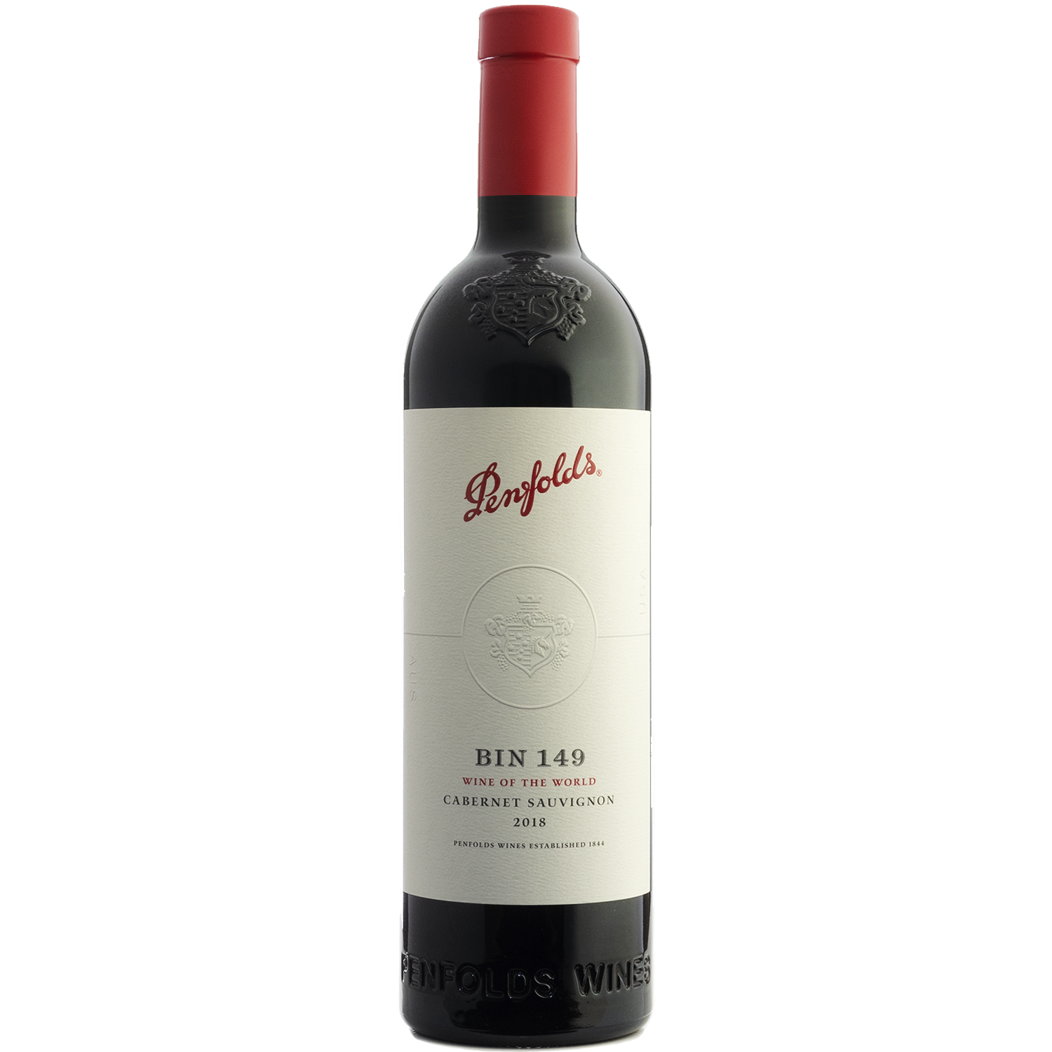 Penfolds 2018 'Bin 149' Wine of the World Cabernet Sauvignon 750ml Wine Bottle