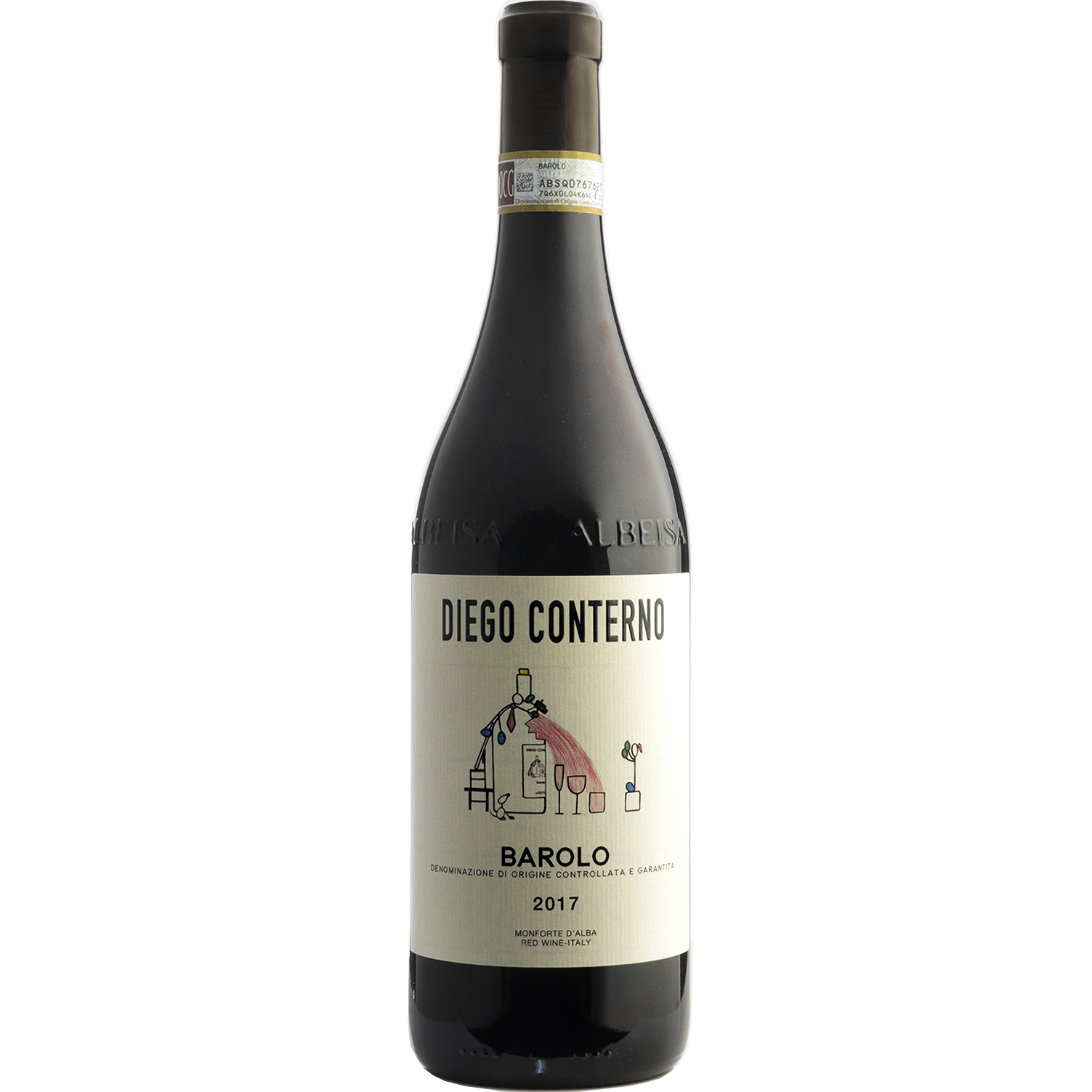 Diego Conterno 2017 Barolo 750ml Wine Bottle