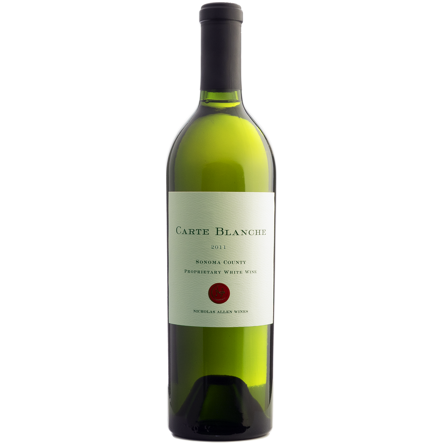 Carte Blanche 2011 Sonoma County Proprietary White 750ml Wine Bottle