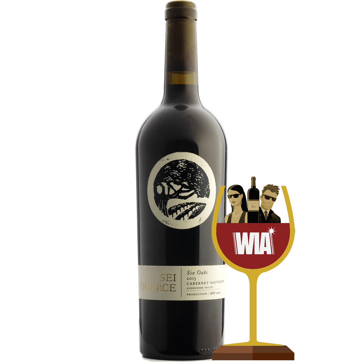 Sei Querce 2015 'Six Oaks' Alexander Valley Estate Cabernet Sauvignon 750ml Wine Bottle