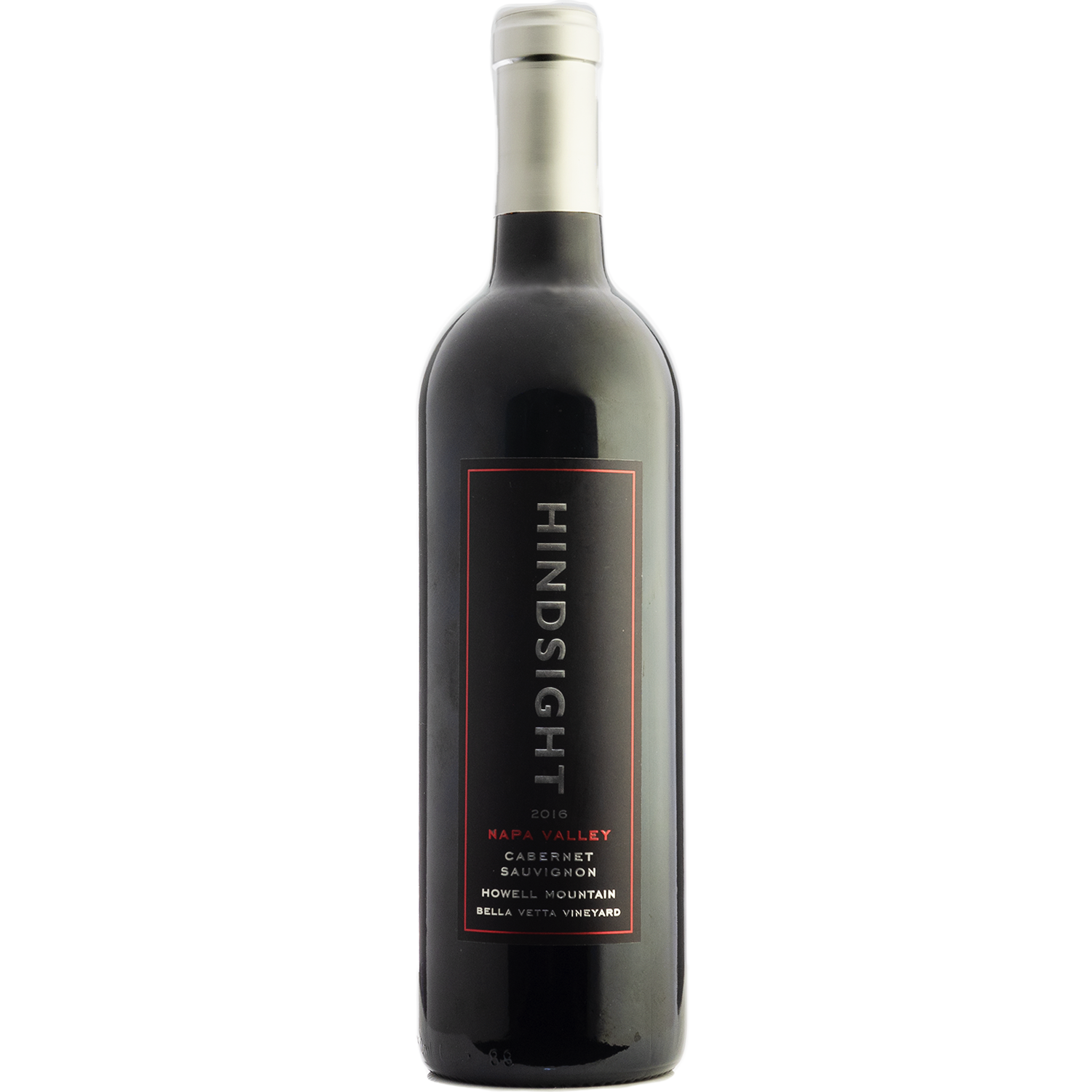 Hindsight 2016 Bella Vetta Vineyard Howell Mountain Cabernet Sauvignon 750ml Wine Bottle
