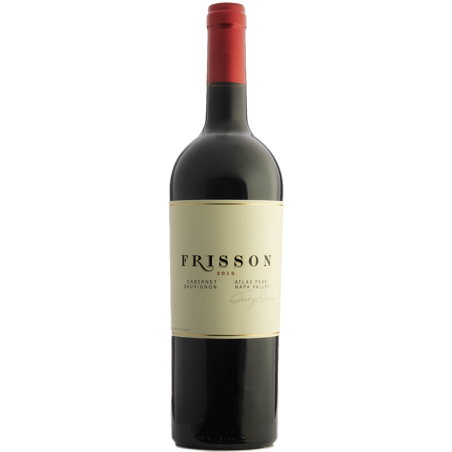Frisson 2018 Atlas Peak Cabernet Sauvignon 750ml Wine Bottle