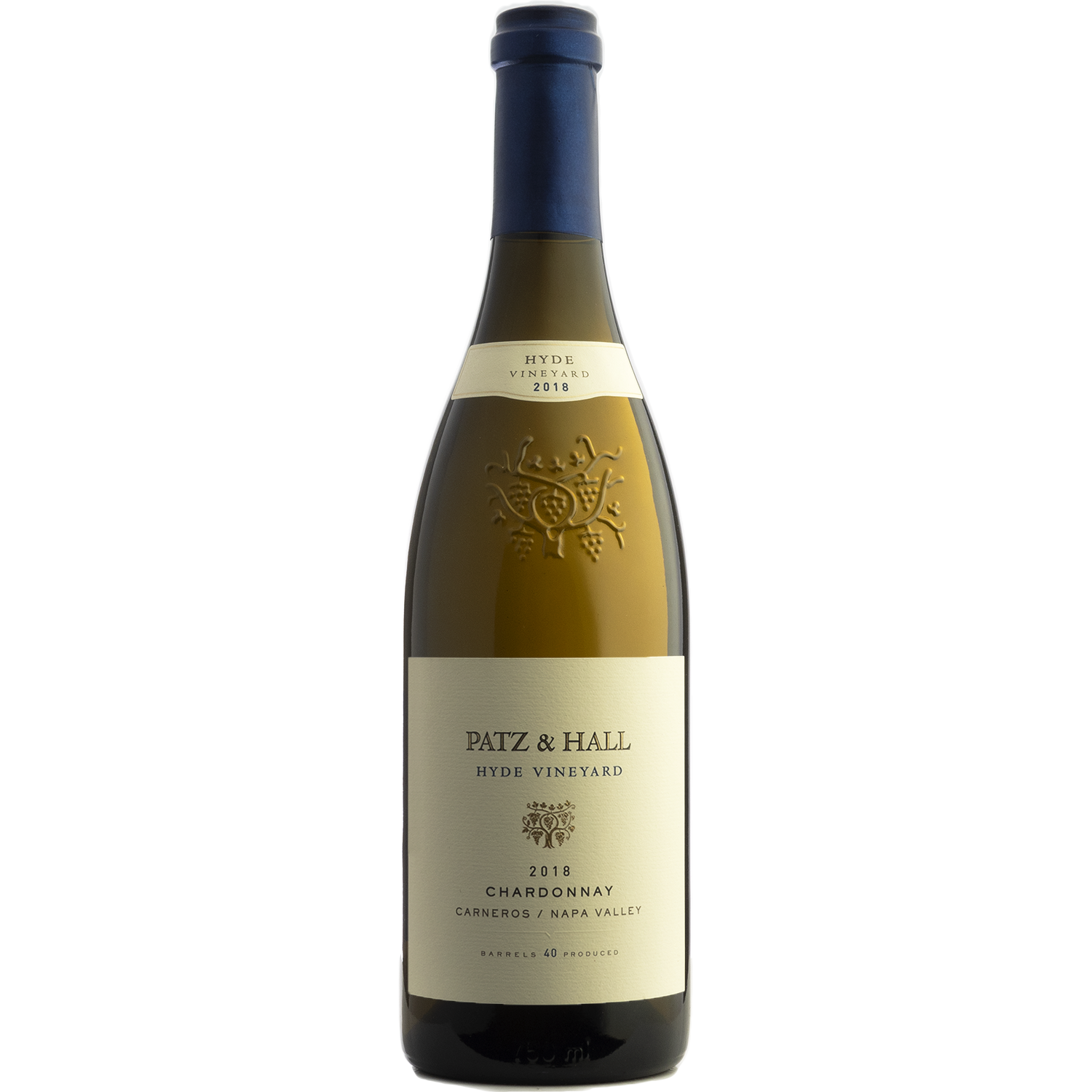 Patz & Hall 2018 Hyde Vineyard Carneros Chardonnay 750ml Wine Bottle