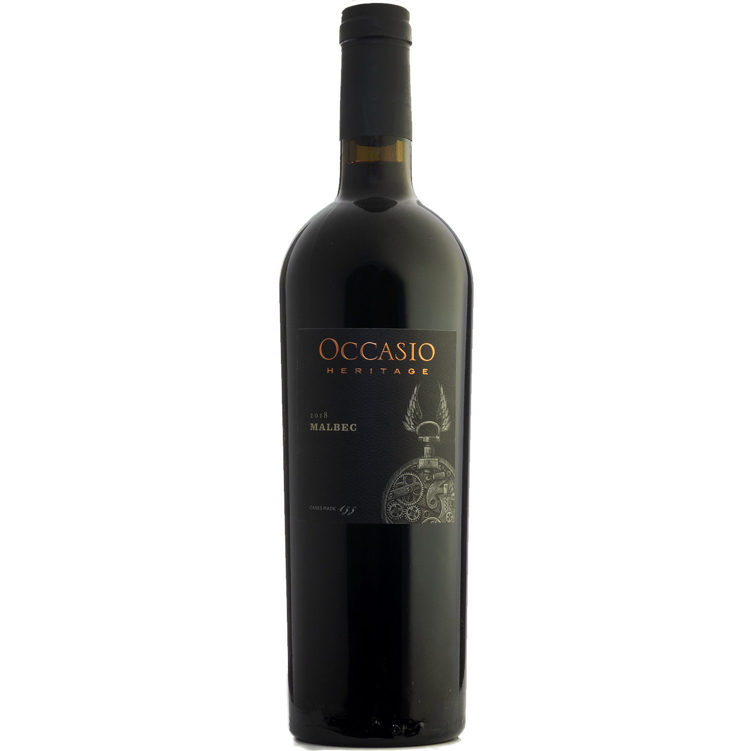 Occasio Winery 2018 'Heritage' Ghielmetti Vineyard Malbec 750ml Wine Bottle