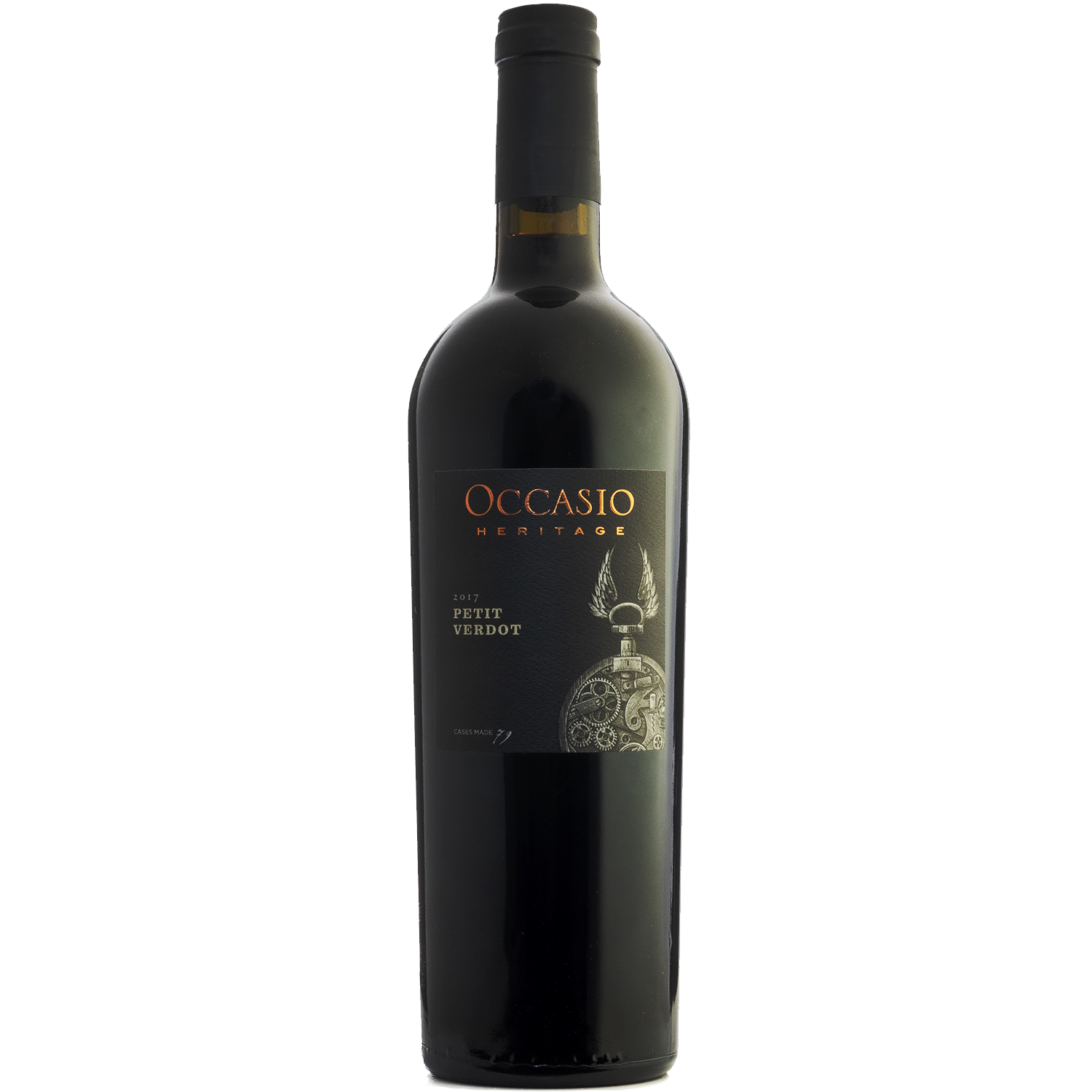 Occasio Winery 2017 'Heritage' Del Arroyo Vineyard Petit Verdot 750ml Wine Bottle