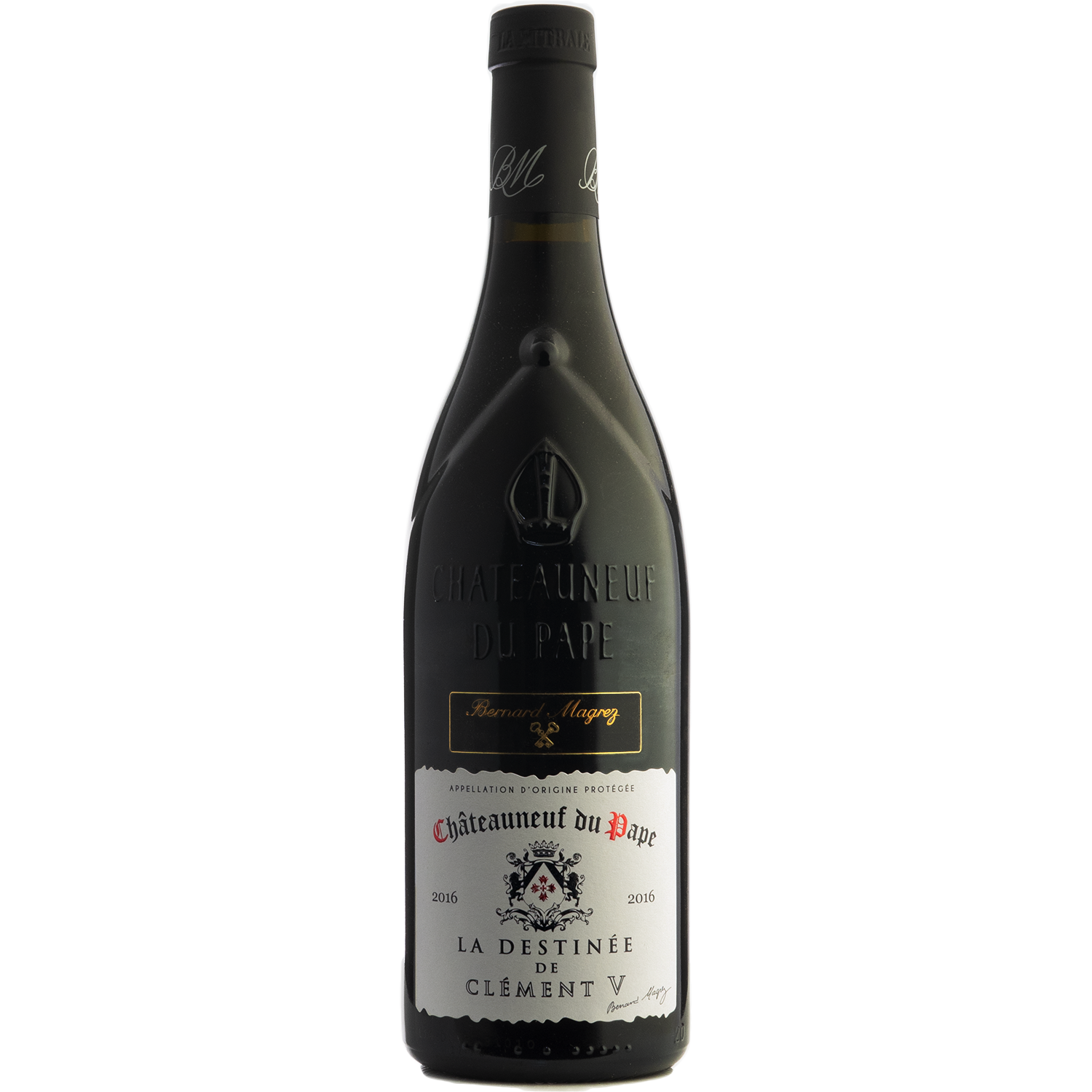 Bernard Magrez 2016 'La Destinée de Clément V' Châteauneuf-du-Pape 750ml Wine Bottle
