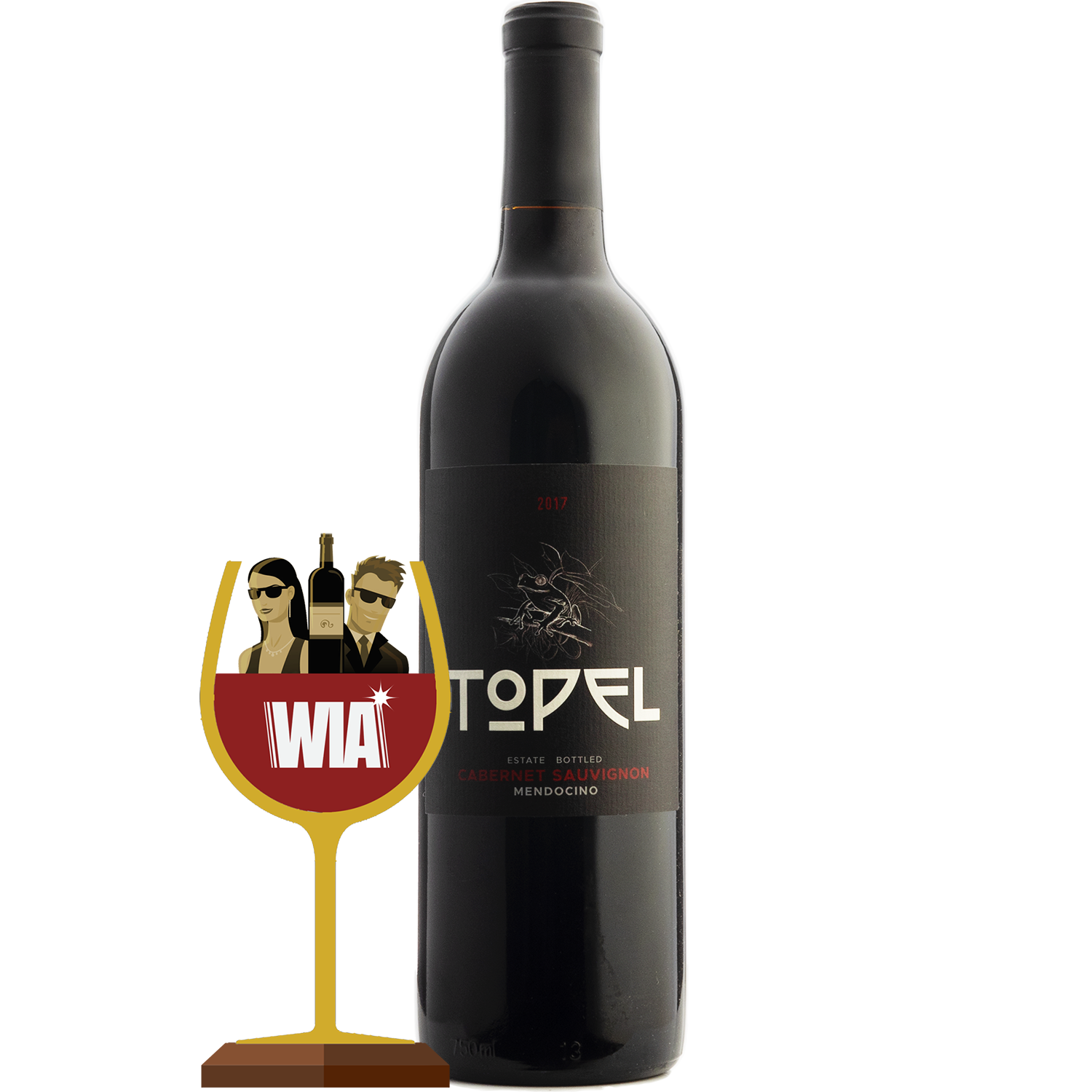 Topel Winery 2017 'Black Label' Mendocino Estate Cabernet Sauvignon 750ml Wine Bottle