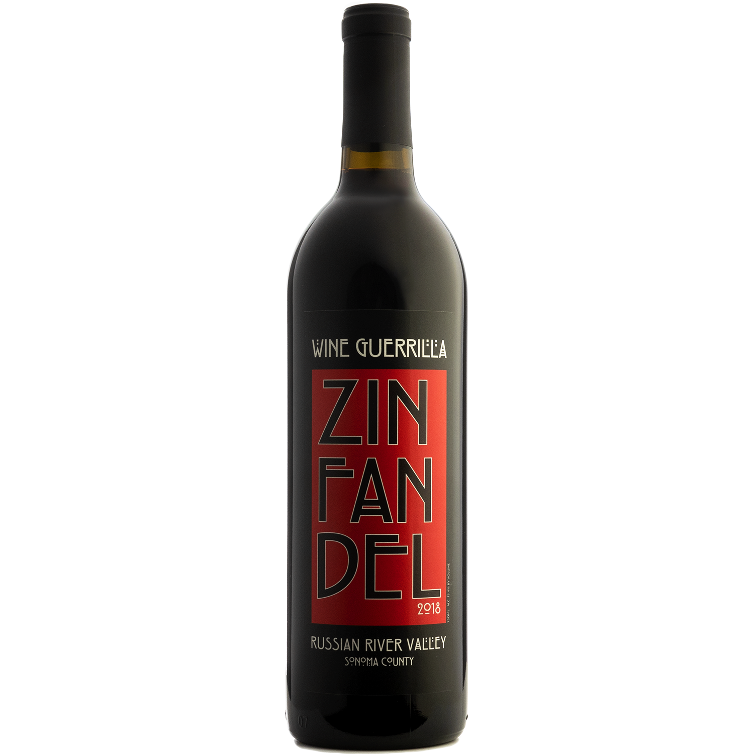 Wine Guerrilla 2018 Russian River Valley Zinfandel 750ml Wine Bottle