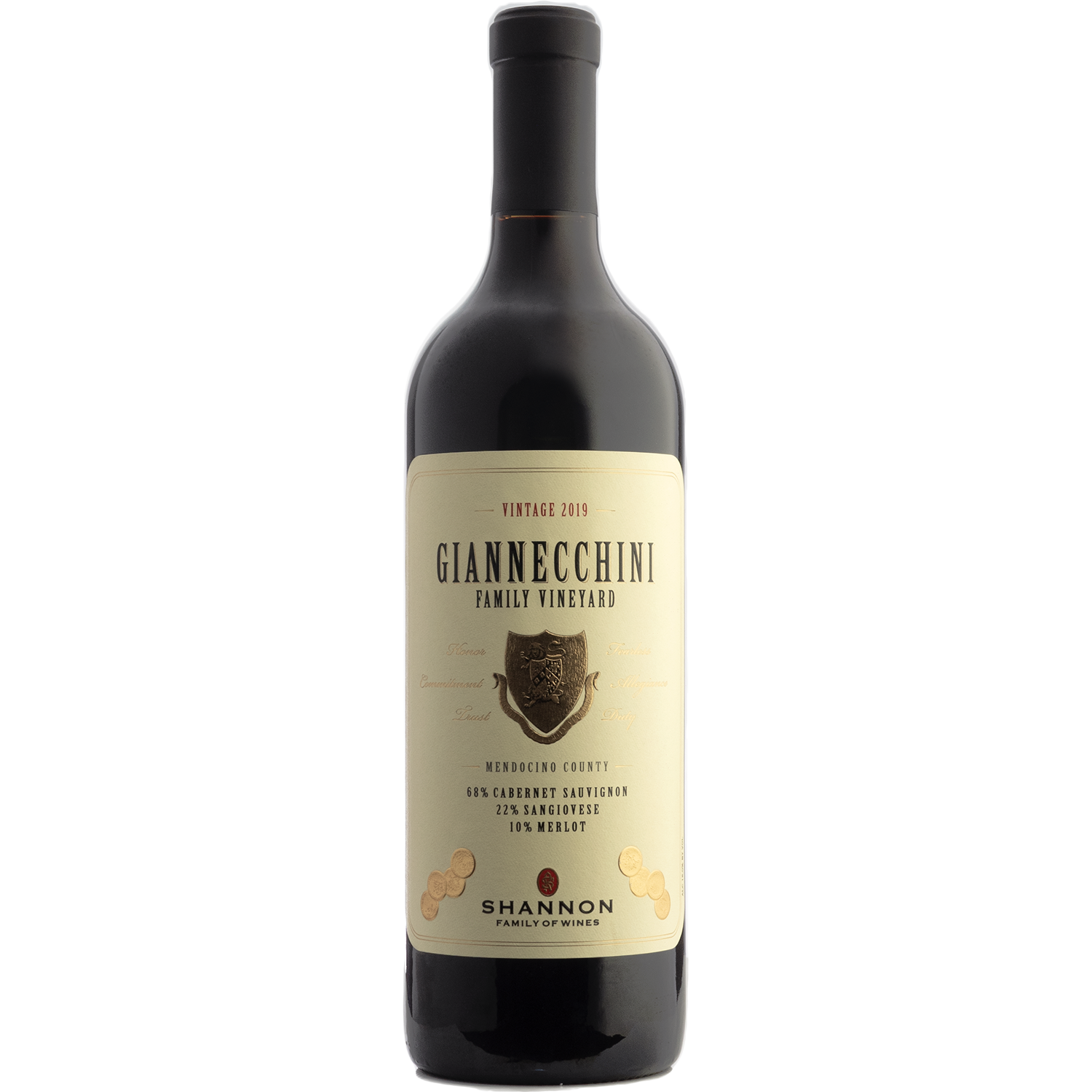 Shannon Family 2019 Giannecchini Vineyard Cabernet Blend 750ml Wine Bottle