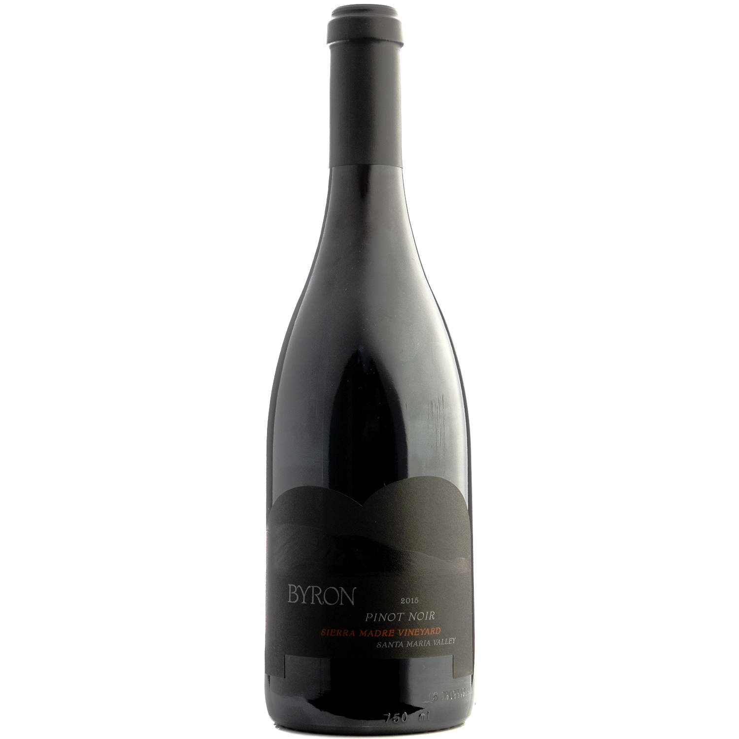 Byron 2015 Sierra Madre Vineyard SMV Pinot Noir 750ml Wine Bottle