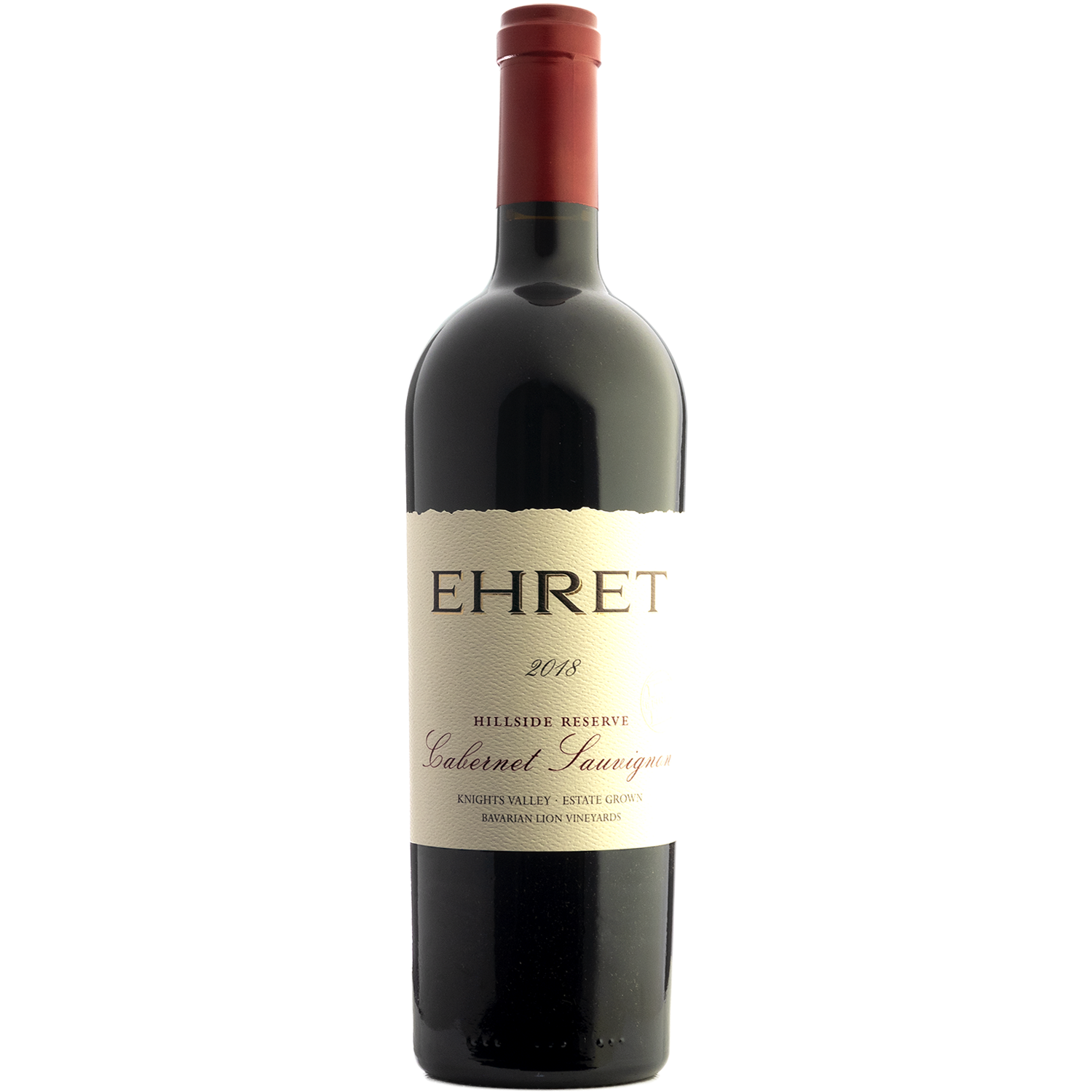 Ehret Family Winery 2018 'Hillside Reserve' Knights Valley Cabernet Sauvignon 750ml Wine Bottle