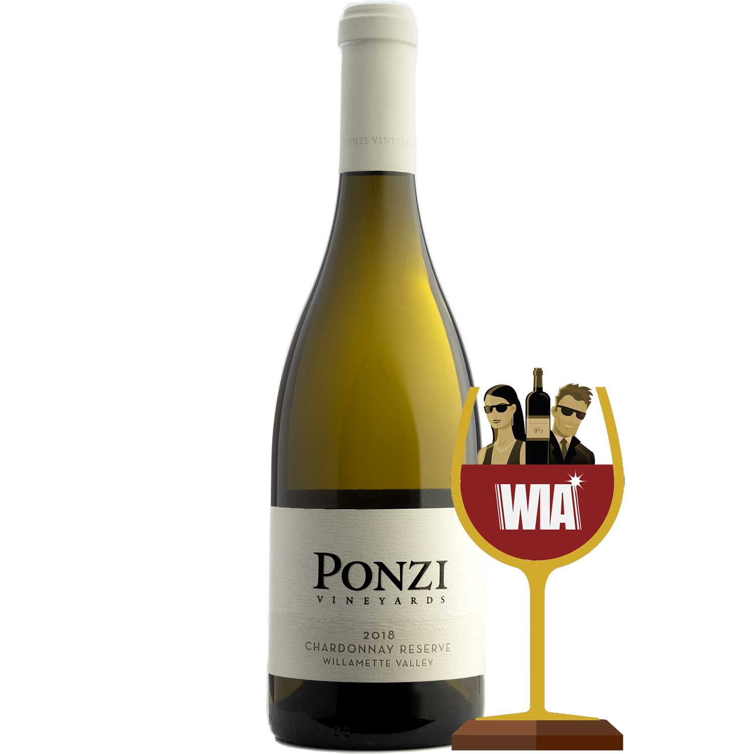 Ponzi Vineyards 2018 Willamette Valley Reserve Chardonnay 750ml Wine Bottle