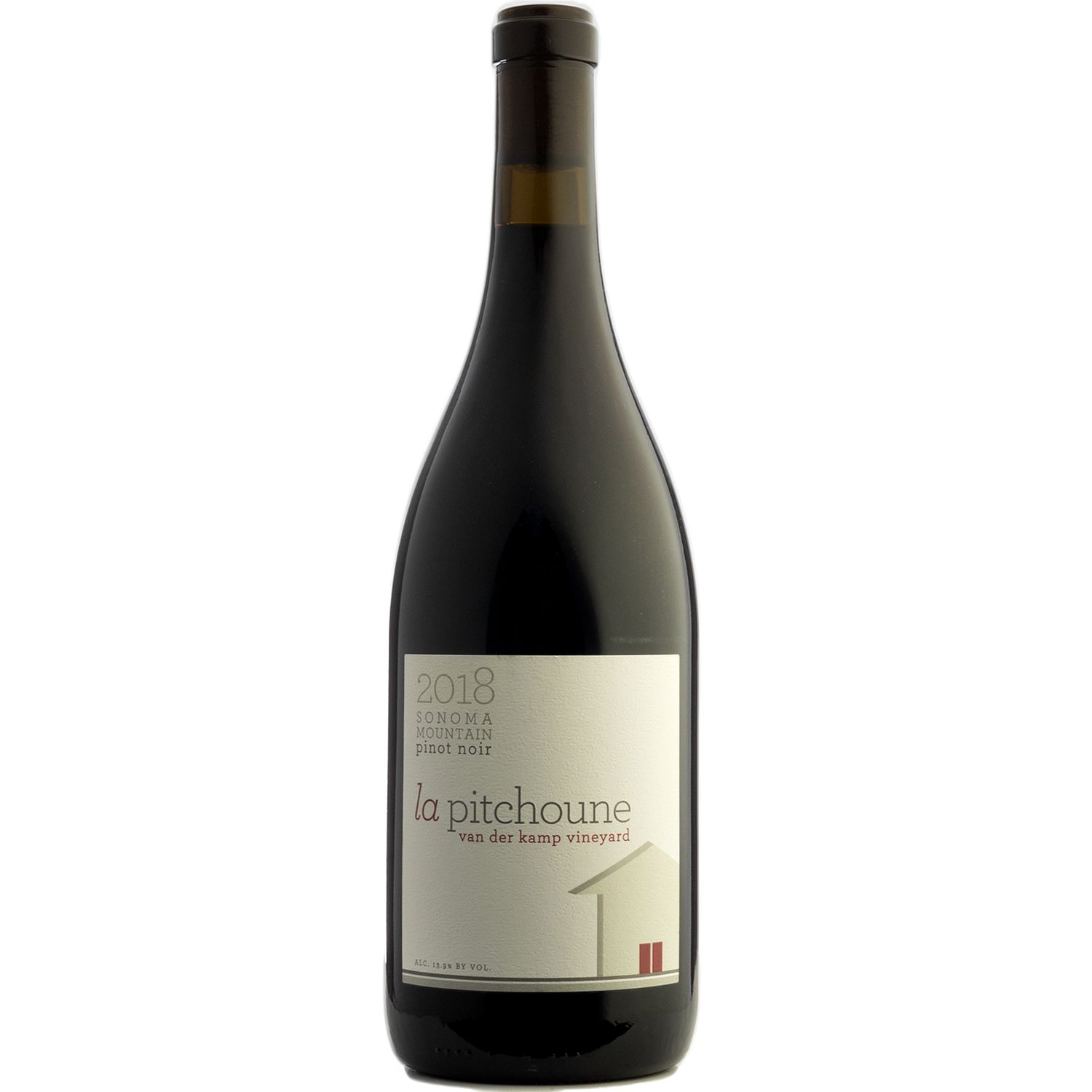 La Pitchoune 2018 Van der Kamp Vineyard Sonoma Mountain Pinot Noir 750ml Wine Bottle