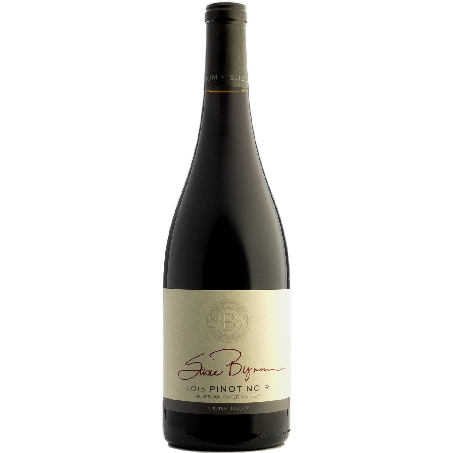 Susie Bynum 2015 'Limited Release' Russian River Valley Pinot Noir 750ml Wine Bottle