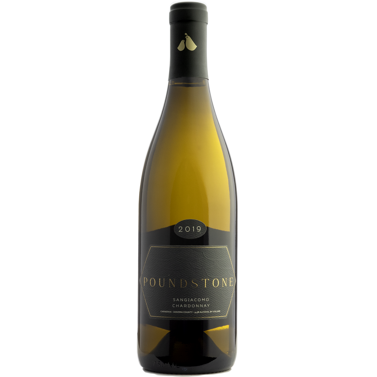 Poundstone 2019 Sangiacomo Vineyard Chardonnay 750ml Wine Bottle