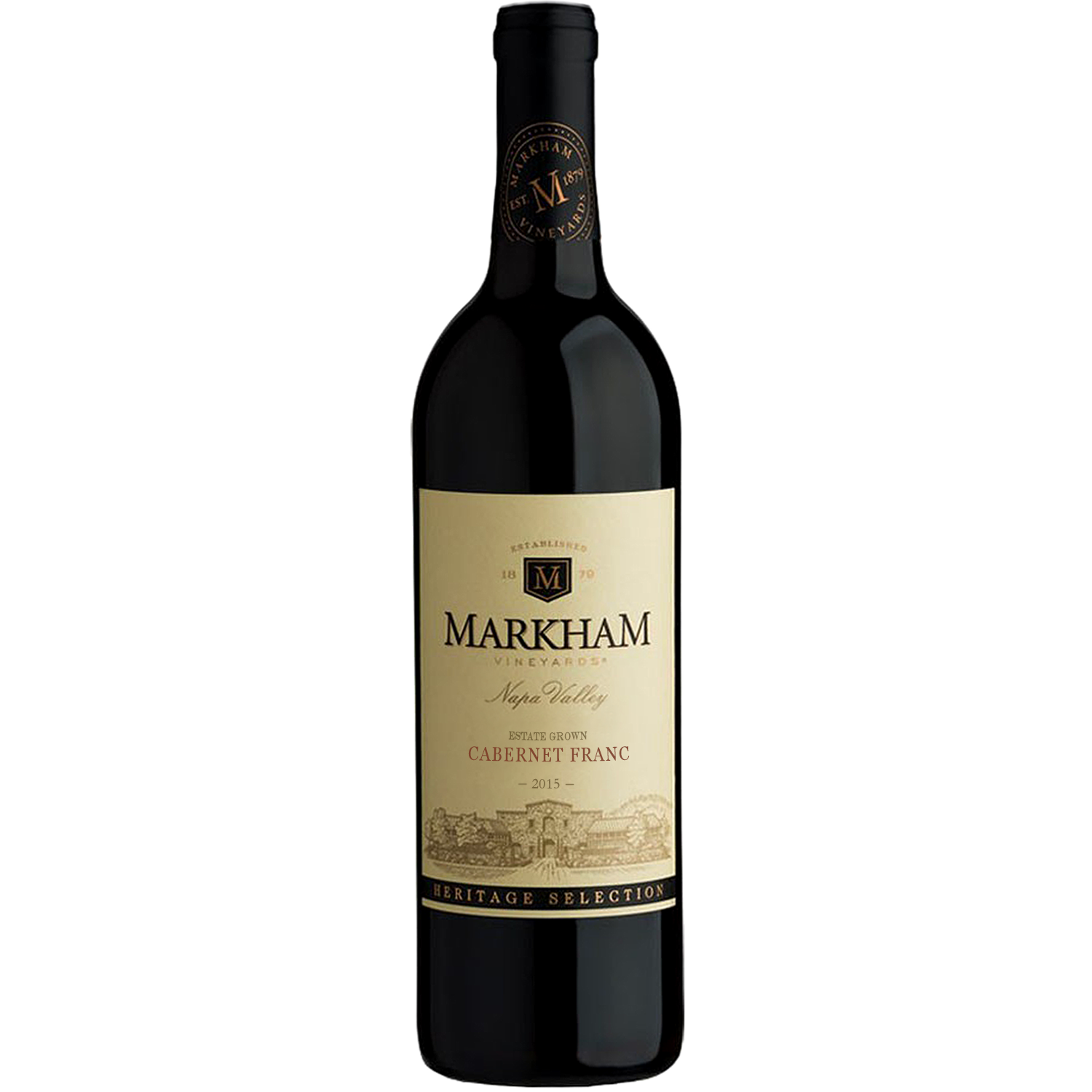 Markham Vineyards 2015 'Heritage Selection' Napa Valley Estate Cabernet Franc 750ml Wine Bottle