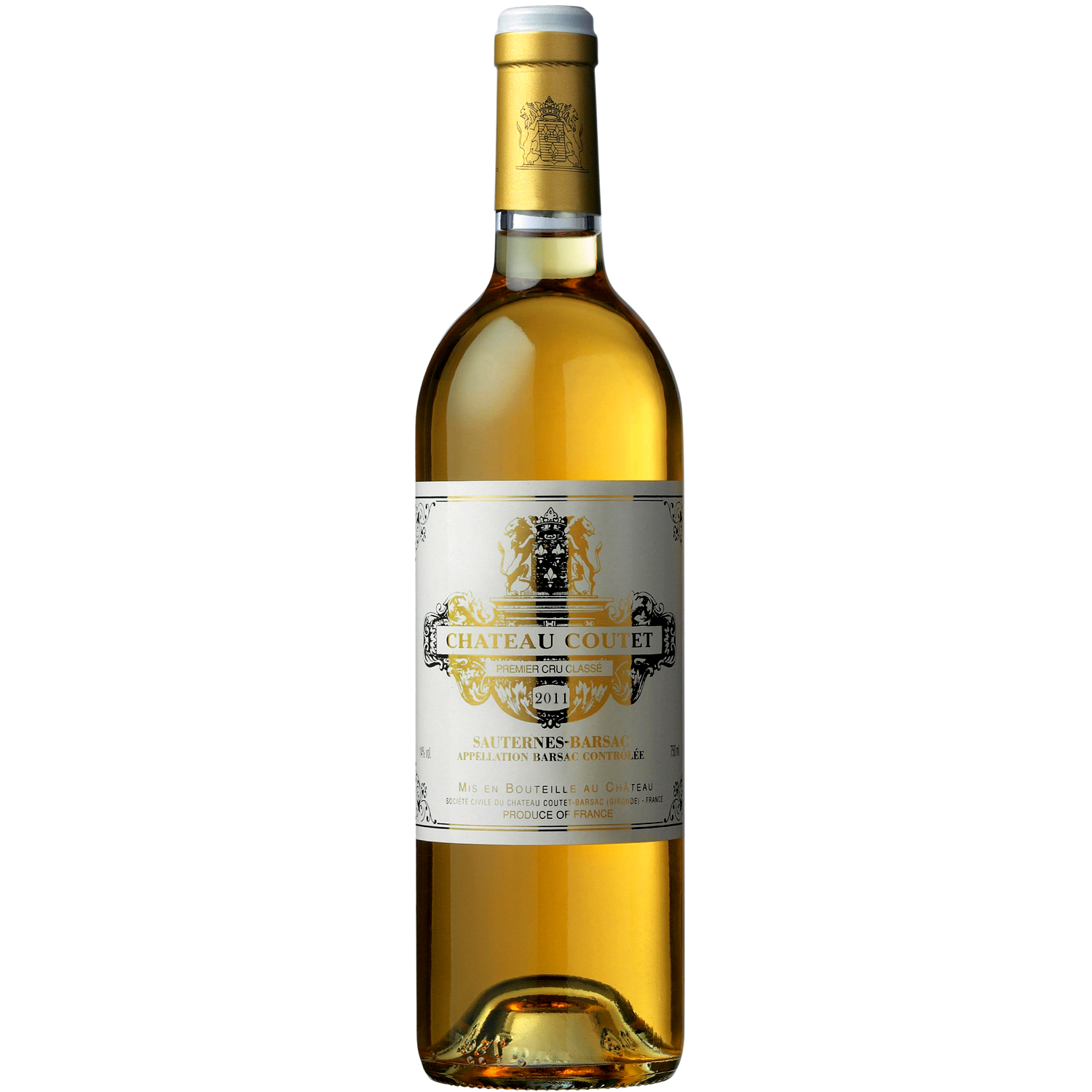 Château Coutet 2011 Sauternes-Barsac Premier Cru 750ml Wine Bottle