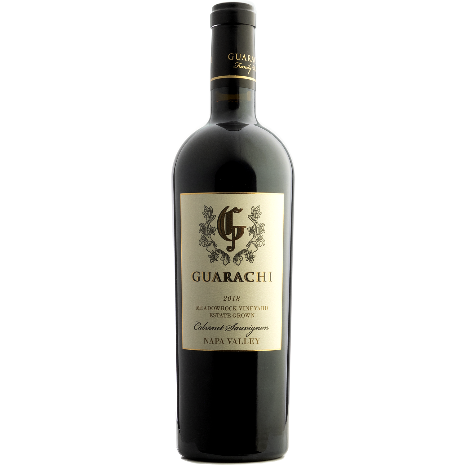 Guarachi 2018 Meadowrock Vineyard Atlas Peak Cabernet Sauvignon 750ml Wine Bottle