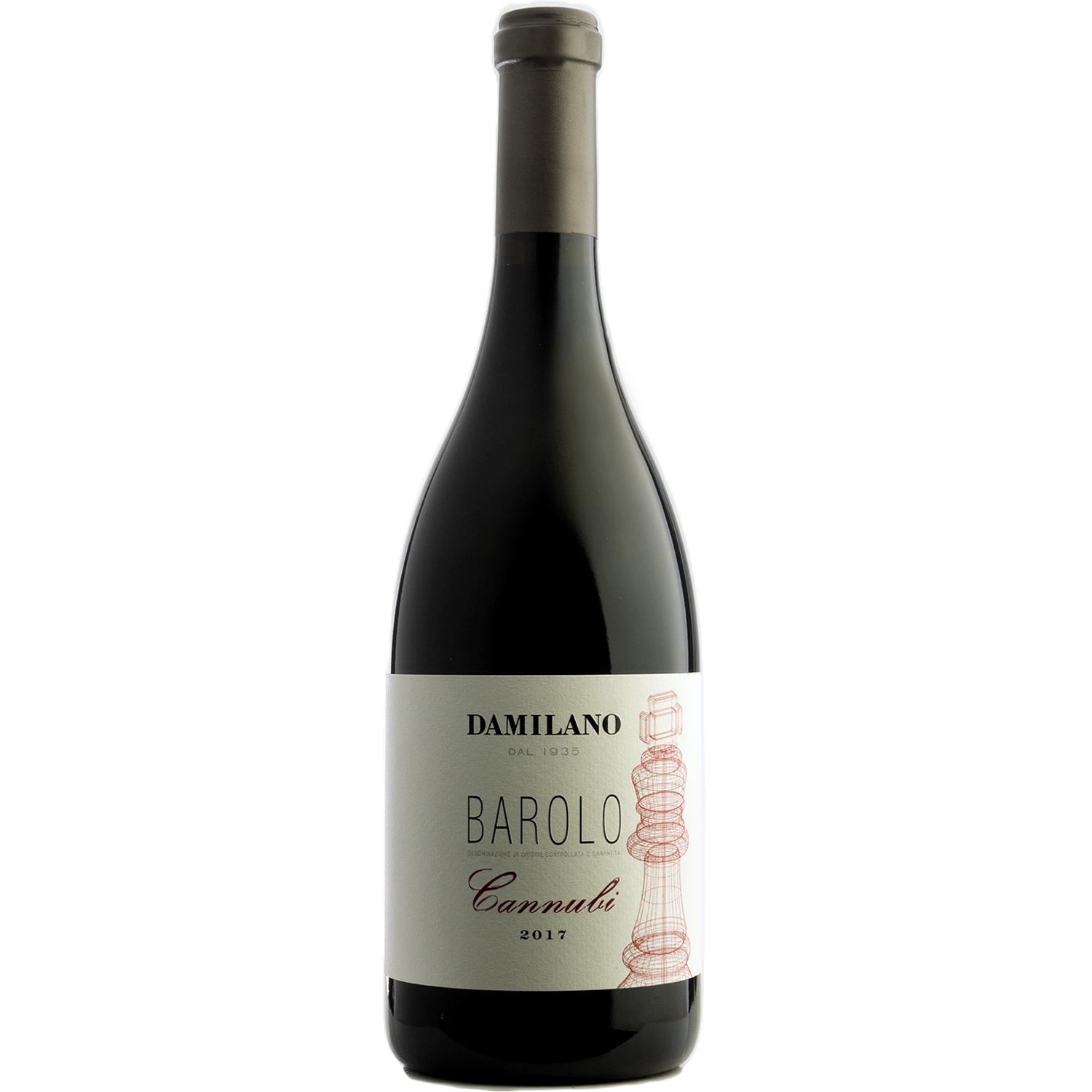 Damilano 2017 Cannubi Barolo 750ml Wine Bottle