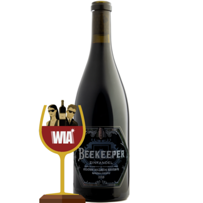 Beekeeper Cellars 2018 'Hidden Hillside' Reserve Zinfandel 750ml Wine Bottle