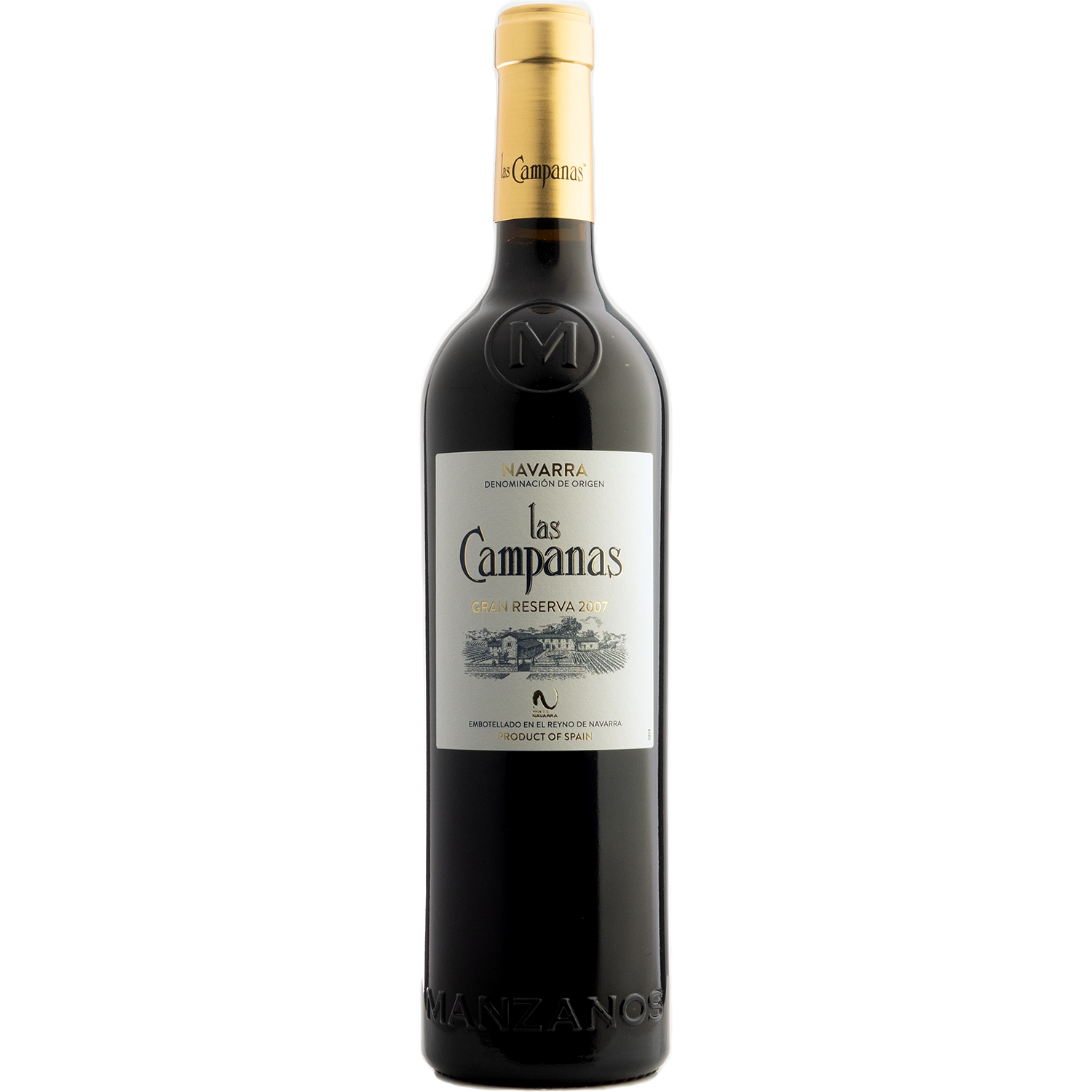 Bodegas Manzanos 2007 'Las Campanas' Gran Reserva Navarra 750ml Wine Bottle