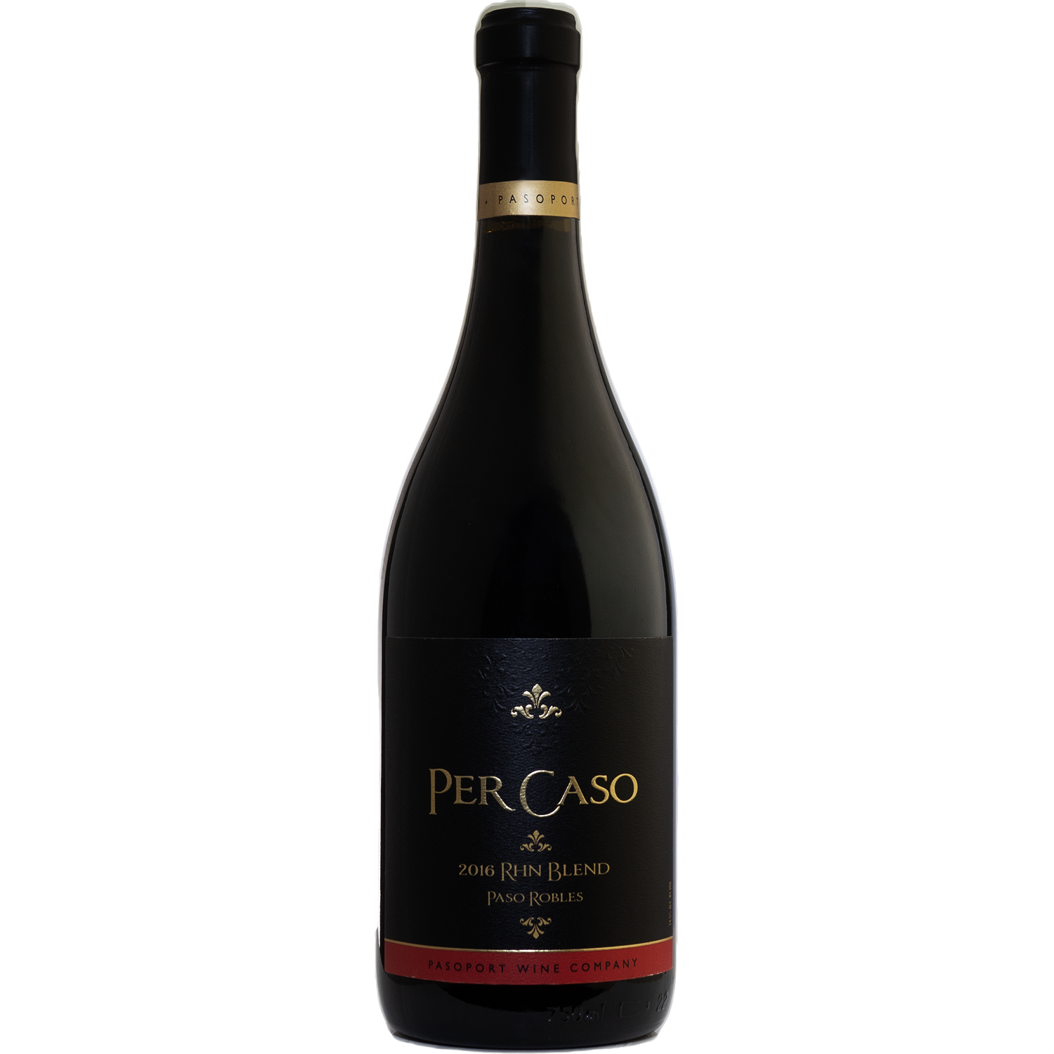 Per Caso Cellars 2017 'RHN Blend' Paso Robles Red 750ml Wine Bottle