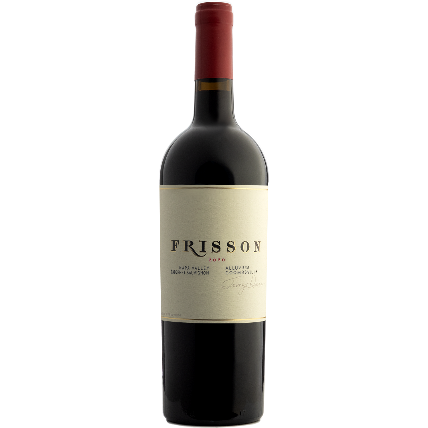 Frisson 2020 'Alluvium' Coombsville Cabernet Sauvignon 750ml Wine Bottle