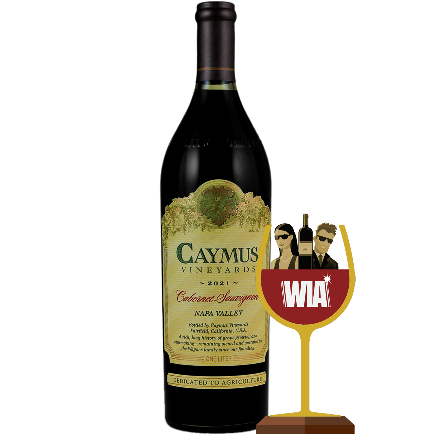 Caymus 2021 Napa Valley Cabernet Sauvignon 1 LITER 750ml Wine Bottle