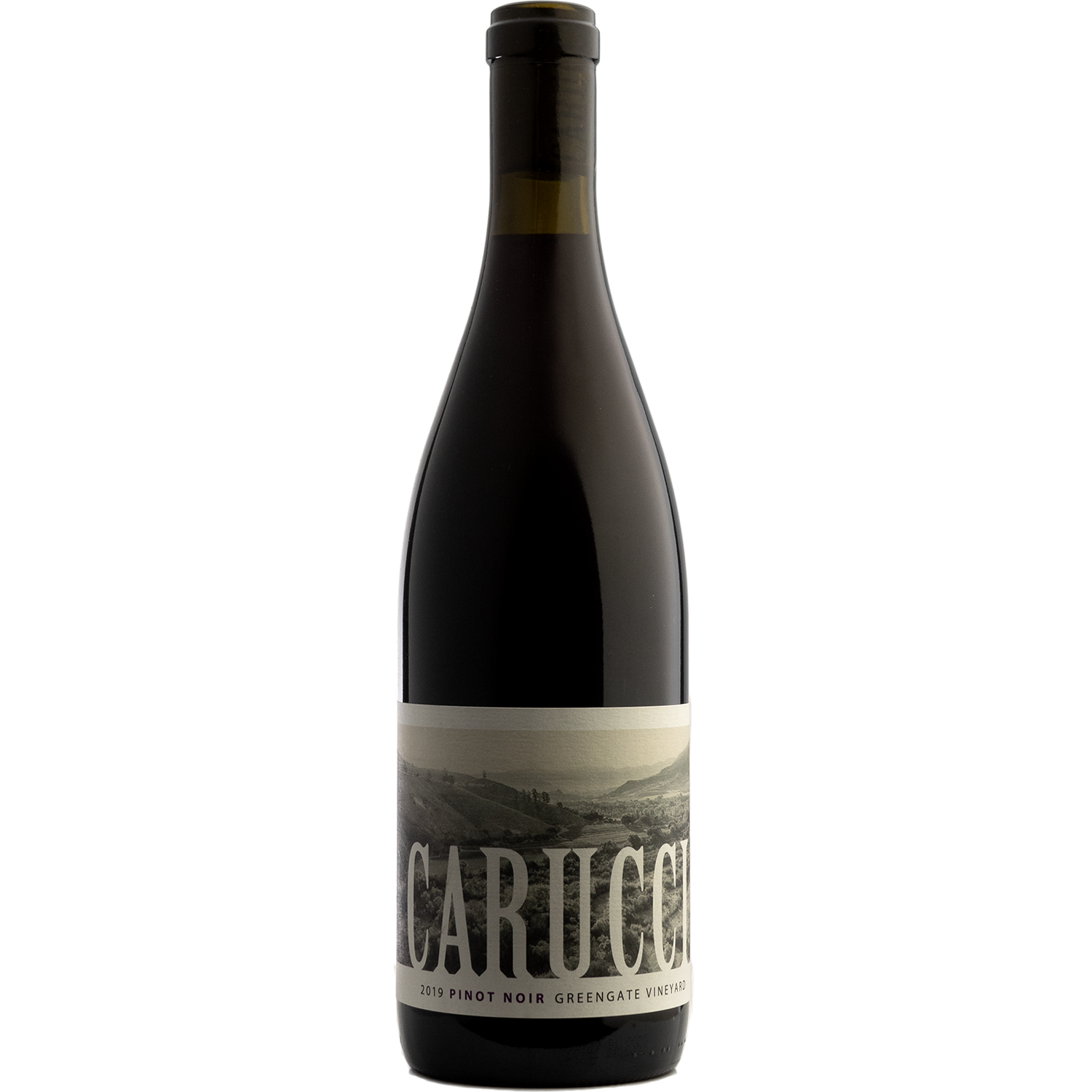 Carucci Wines 2019 Greengate Vineyard Edna Valley Pinot Noir 750ml Wine Bottle