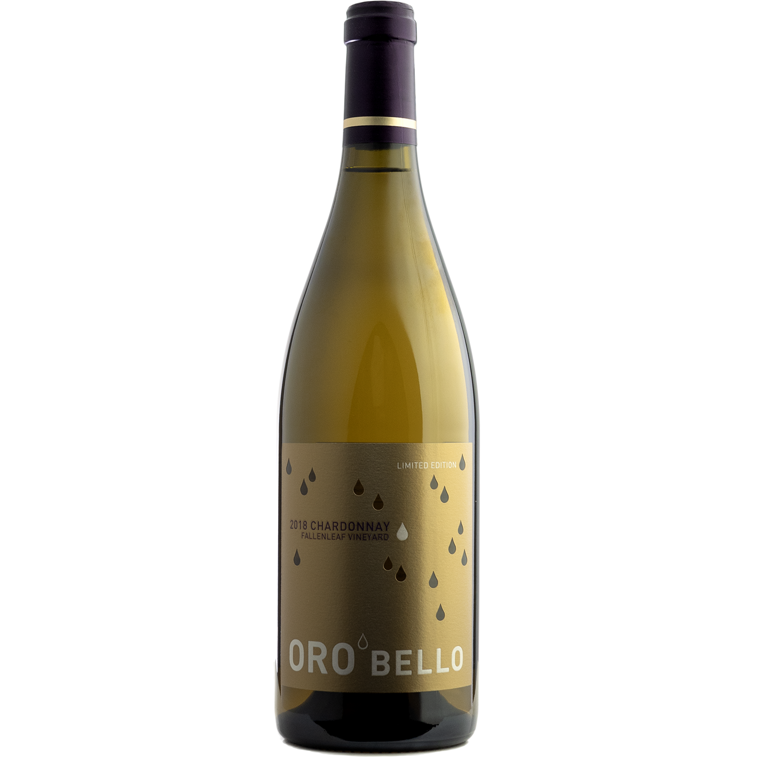 Atlas Wine Co. 2018 'Oro Bello' Fallenleaf Vineyard Chardonnay 750ml Wine Bottle