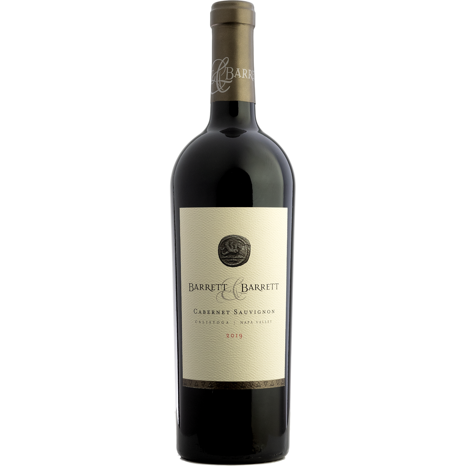 Barrett & Barrett 2019 Calistoga Estate Cabernet Sauvignon 750ml Wine Bottle