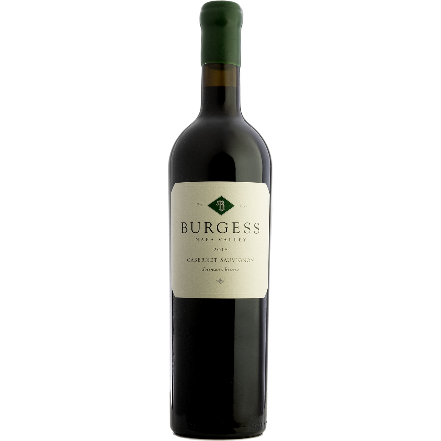 Burgess Cellars 2016 'Sorenson's Reserve' Cabernet Sauvignon 750ml Wine Bottle