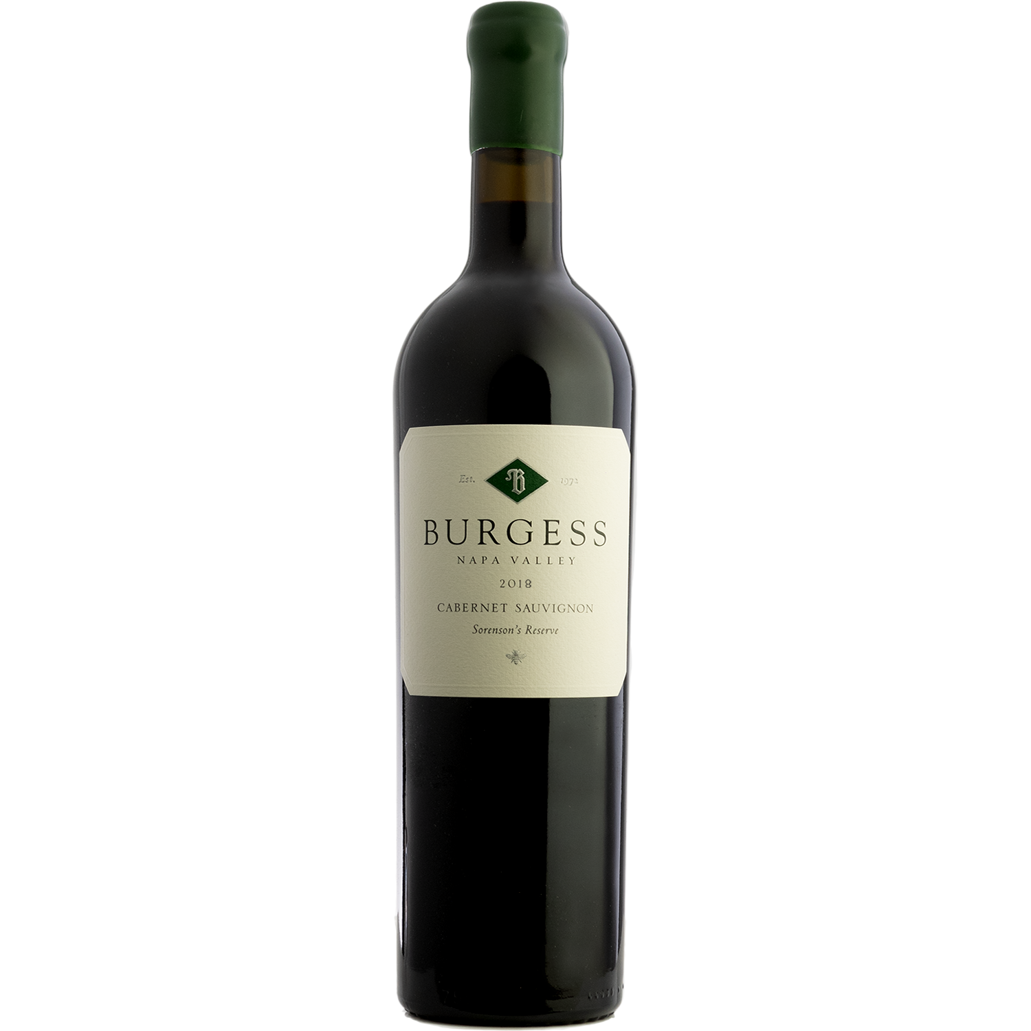 Burgess Cellars 2018 'Sorenson's Reserve' Cabernet Sauvignon 750ml Wine Bottle