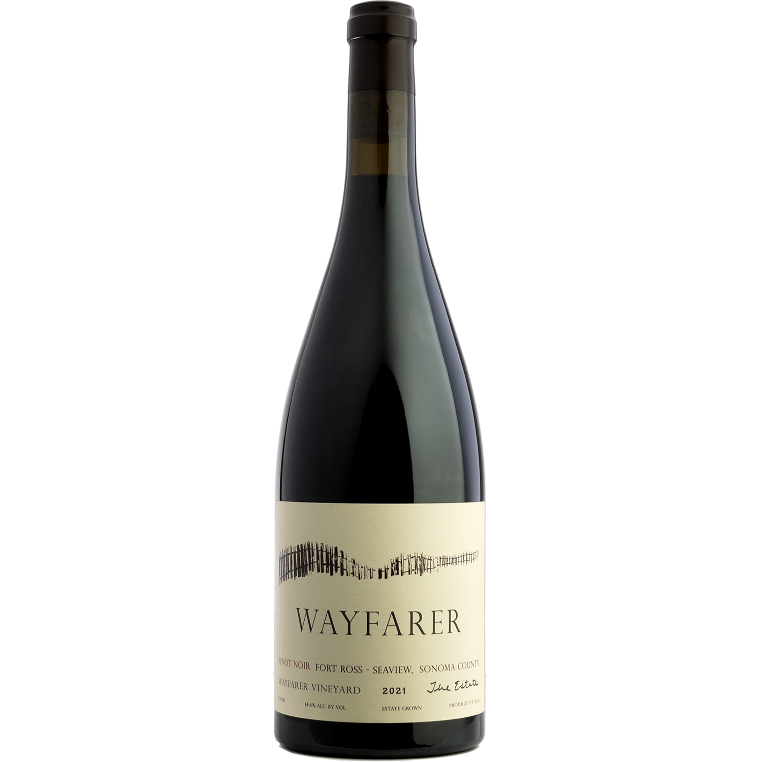 Wayfarer 2021 'The Estate' Fort Ross-Seaview Pinot Noir 750ml Wine Bottle