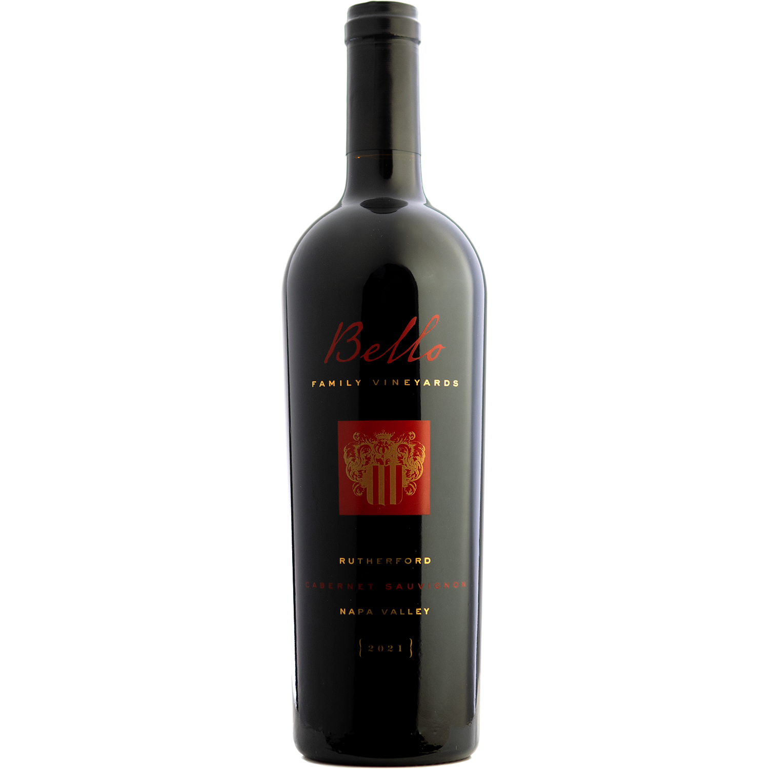 Bello Family Vineyards 2021 Rutherford Cabernet Sauvignon 750ml Wine Bottle