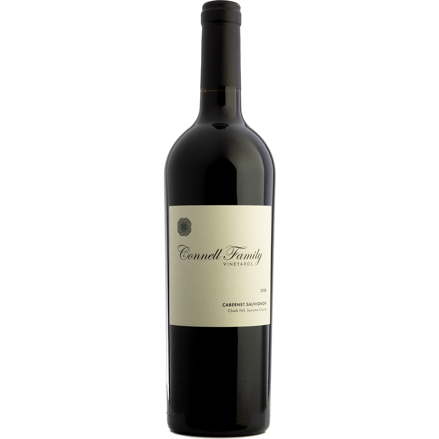 Connell Family Vineyards 2018 Chalk Hill Estate Cabernet Sauvignon 750ml Wine Bottle